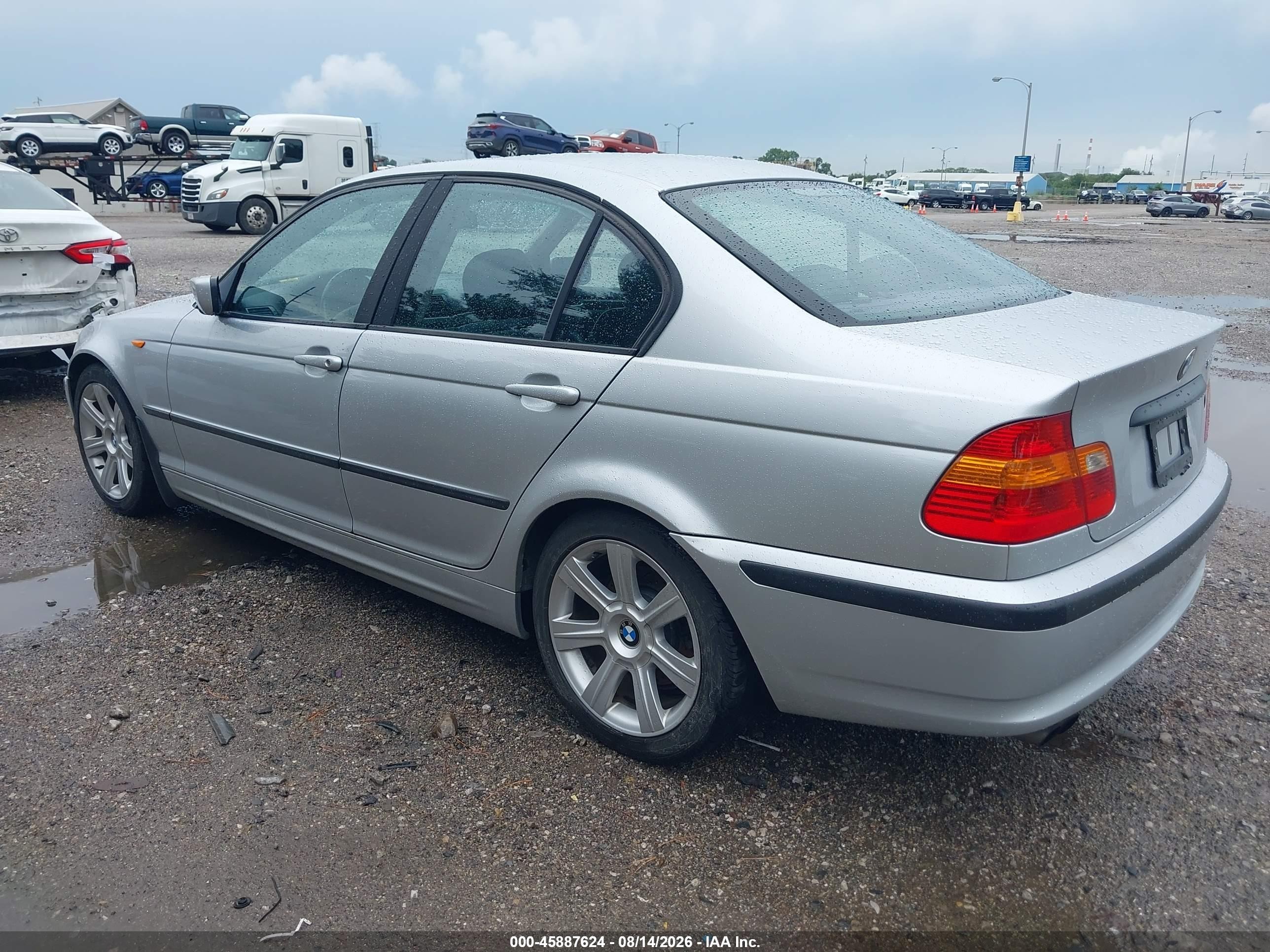 2003 Bmw 325i   Silver vin: WBAEV33463KL61259