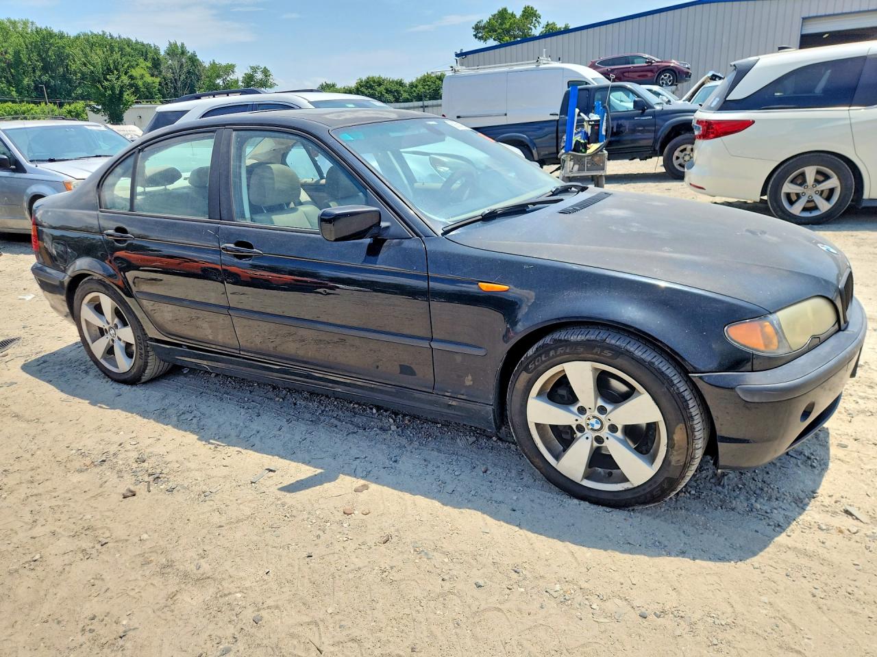 2004 Bmw 325 I Black vin: WBAEV33464KR28507
