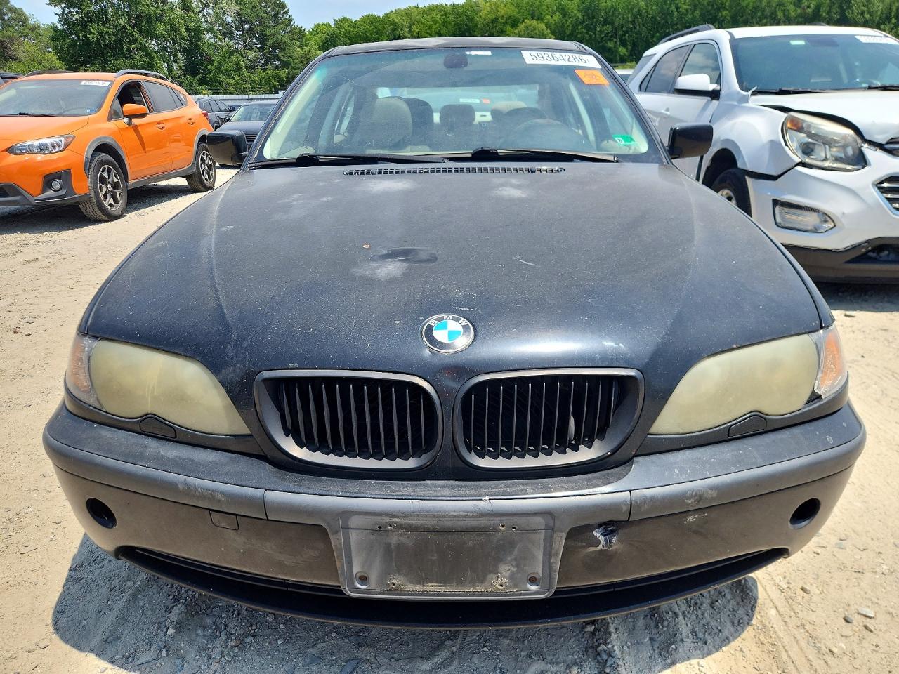 2004 Bmw 325 I Black vin: WBAEV33464KR28507