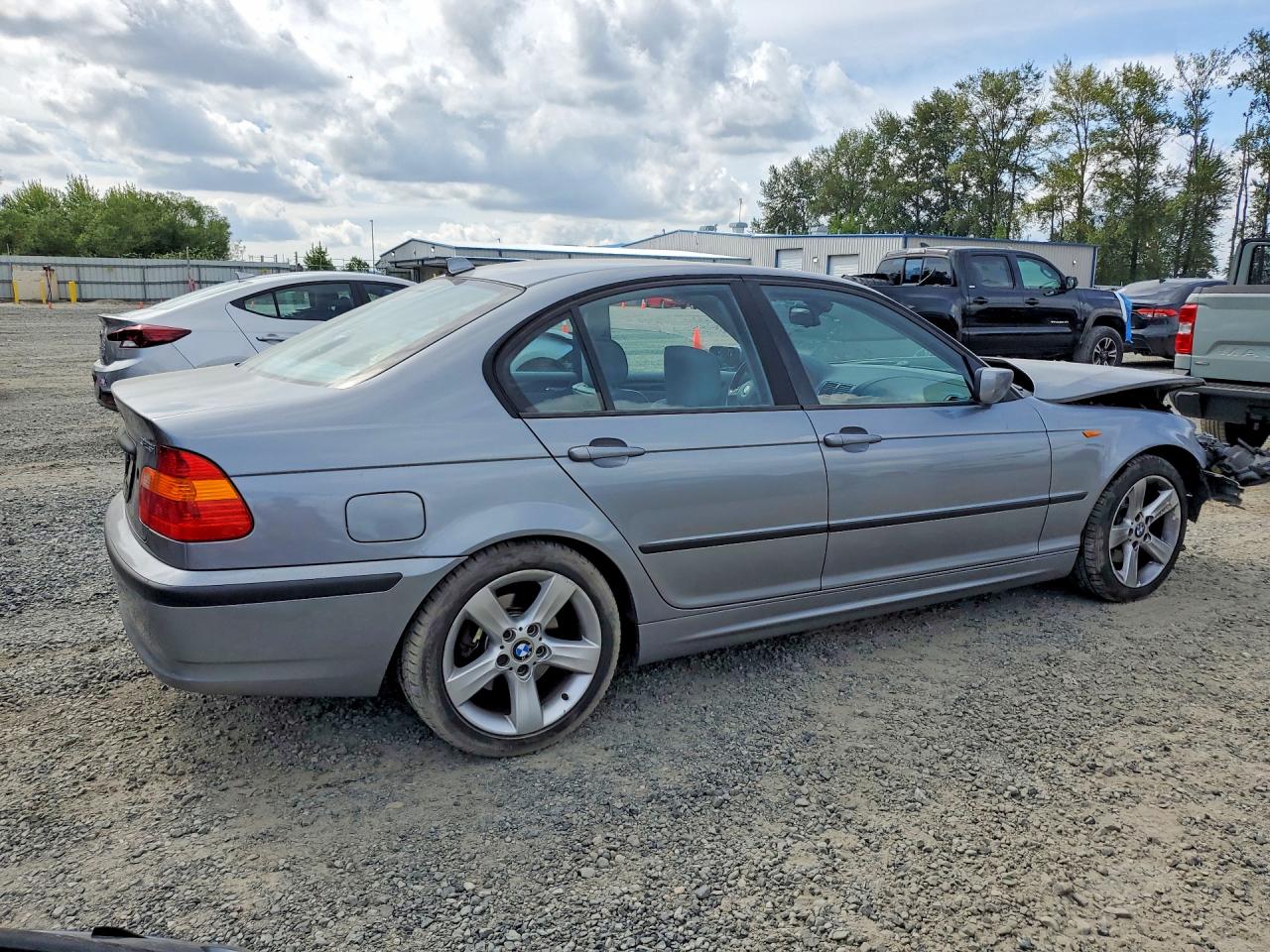 2005 Bmw 325 I Gray vin: WBAEV33465KW17435