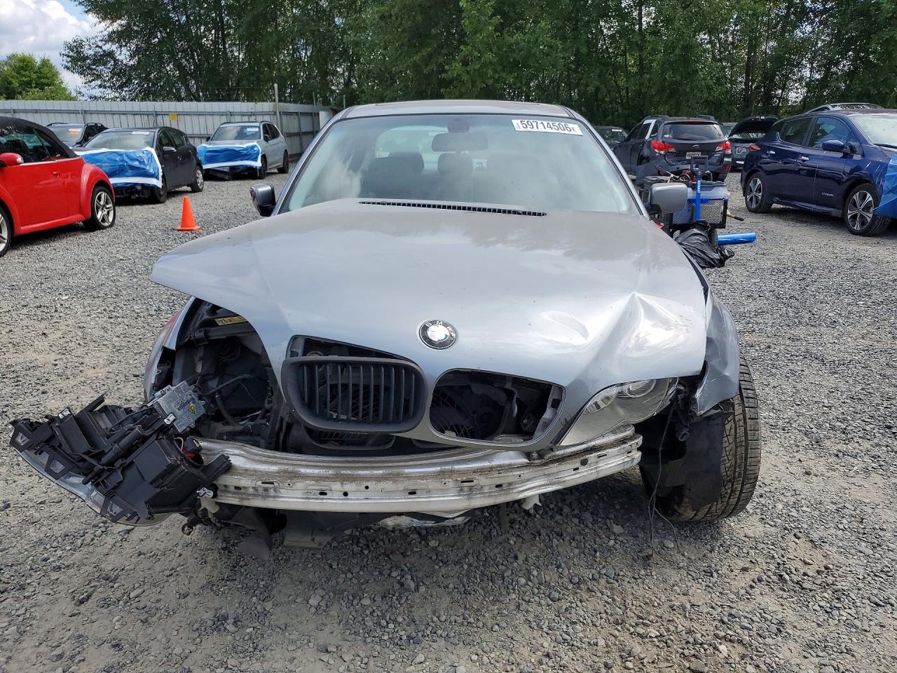 2005 Bmw 325 I Gray vin: WBAEV33465KW17435