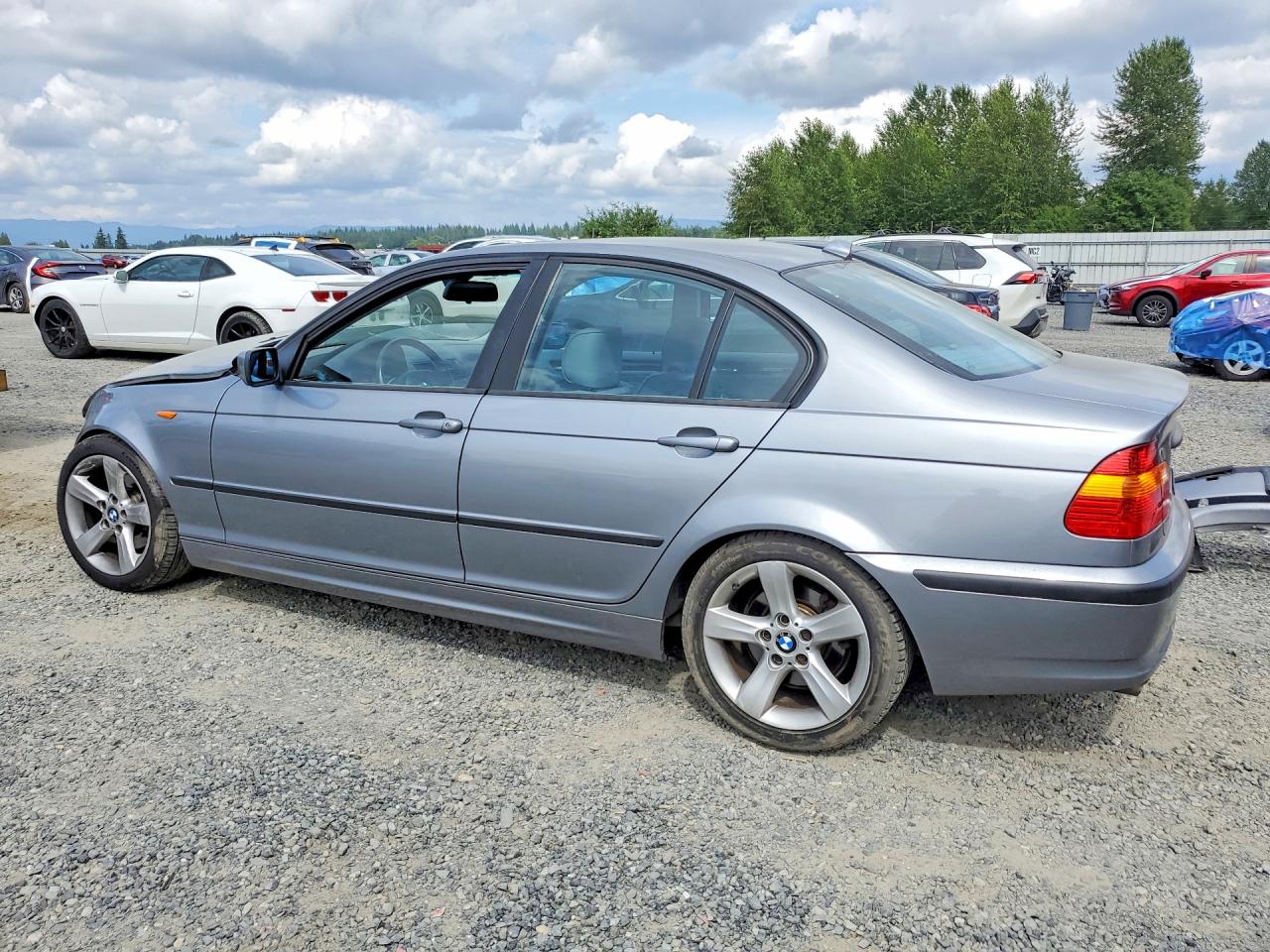 2005 Bmw 325 I Gray vin: WBAEV33465KW17435