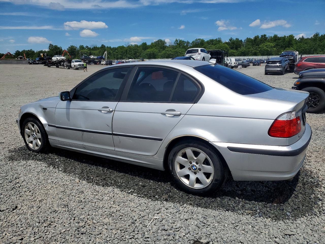 2005 Bmw 325 I Silver vin: WBAEV33465KW17628