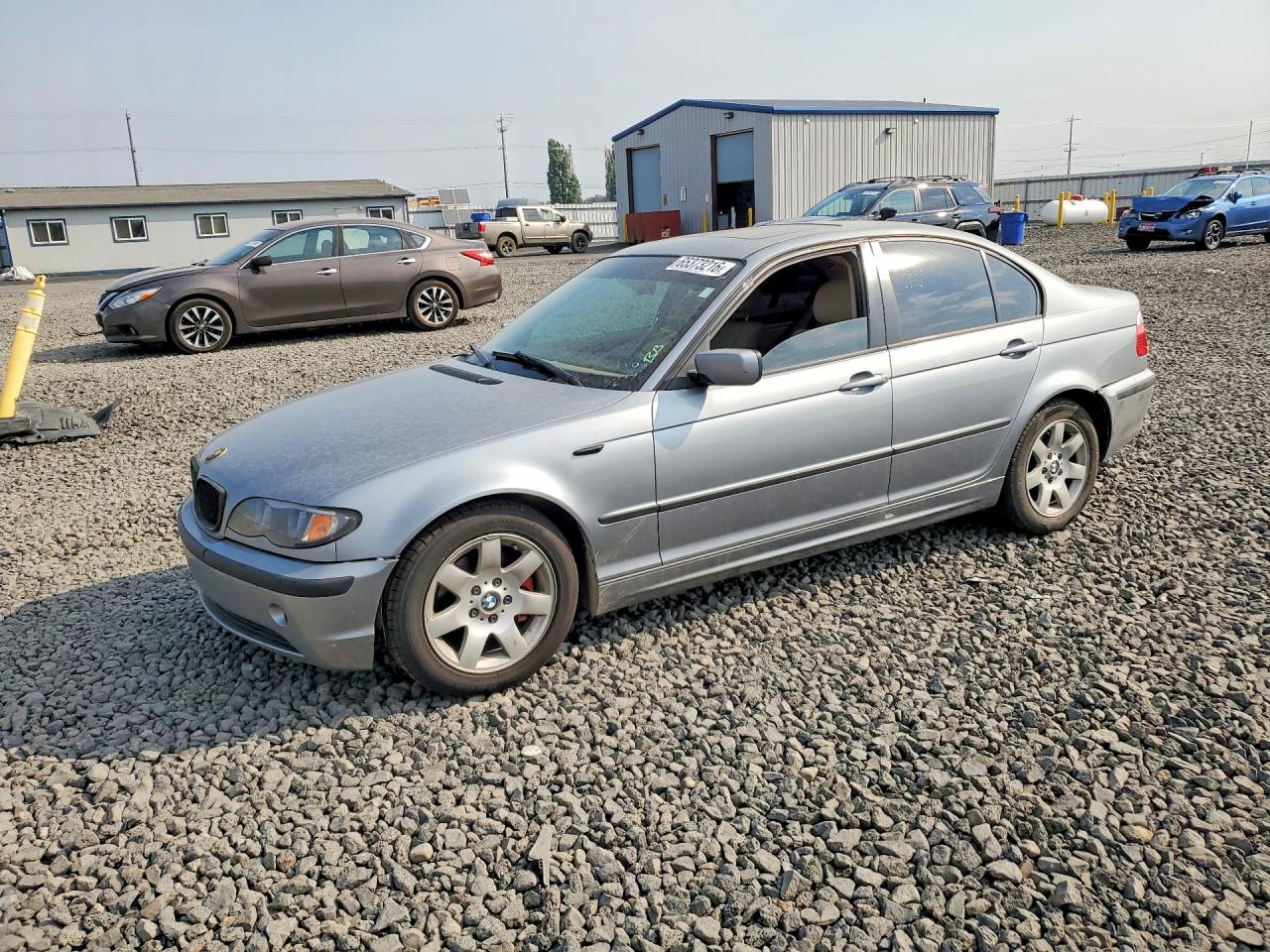 2005 Bmw 325 I Silver vin: WBAEV33465KW18956
