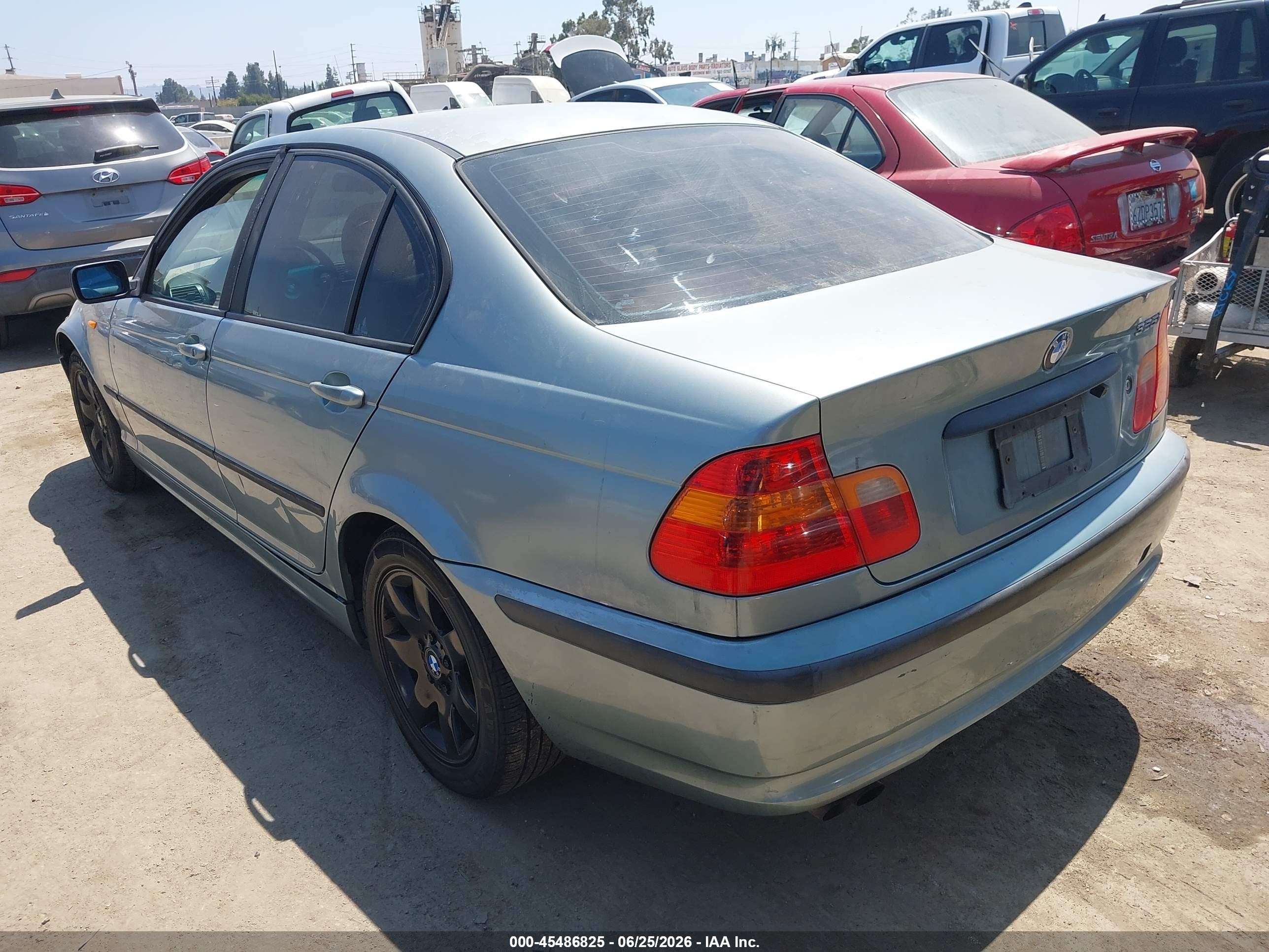 2002 Bmw 3 Series 325i Teal vin: WBAEV33492KL75641
