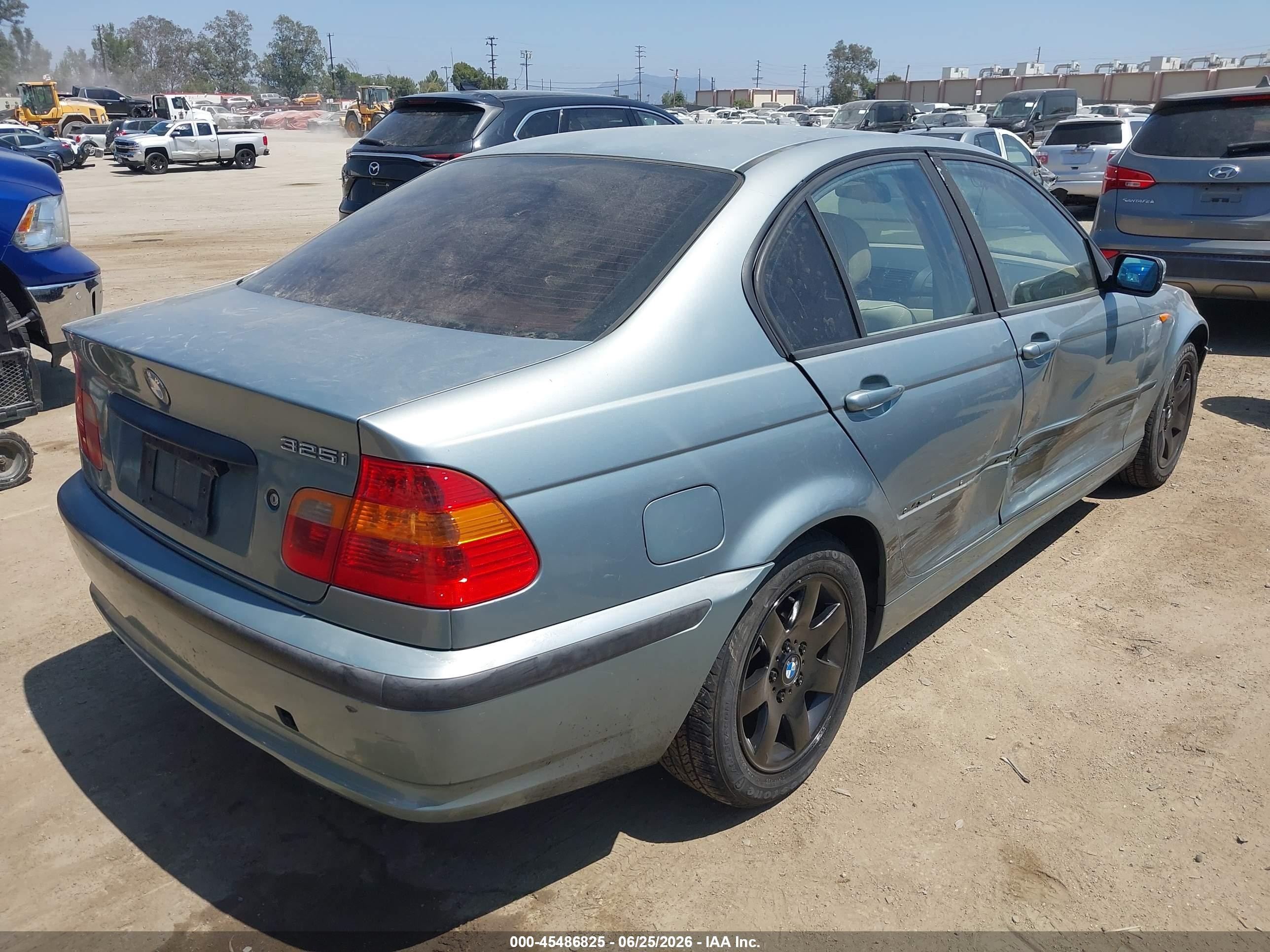 2002 Bmw 3 Series 325i Teal vin: WBAEV33492KL75641