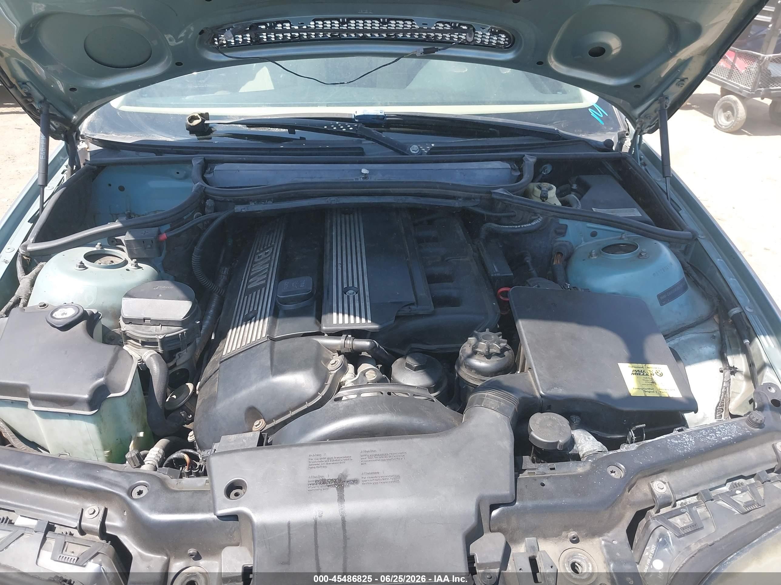 2002 Bmw 3 Series 325i Teal vin: WBAEV33492KL75641