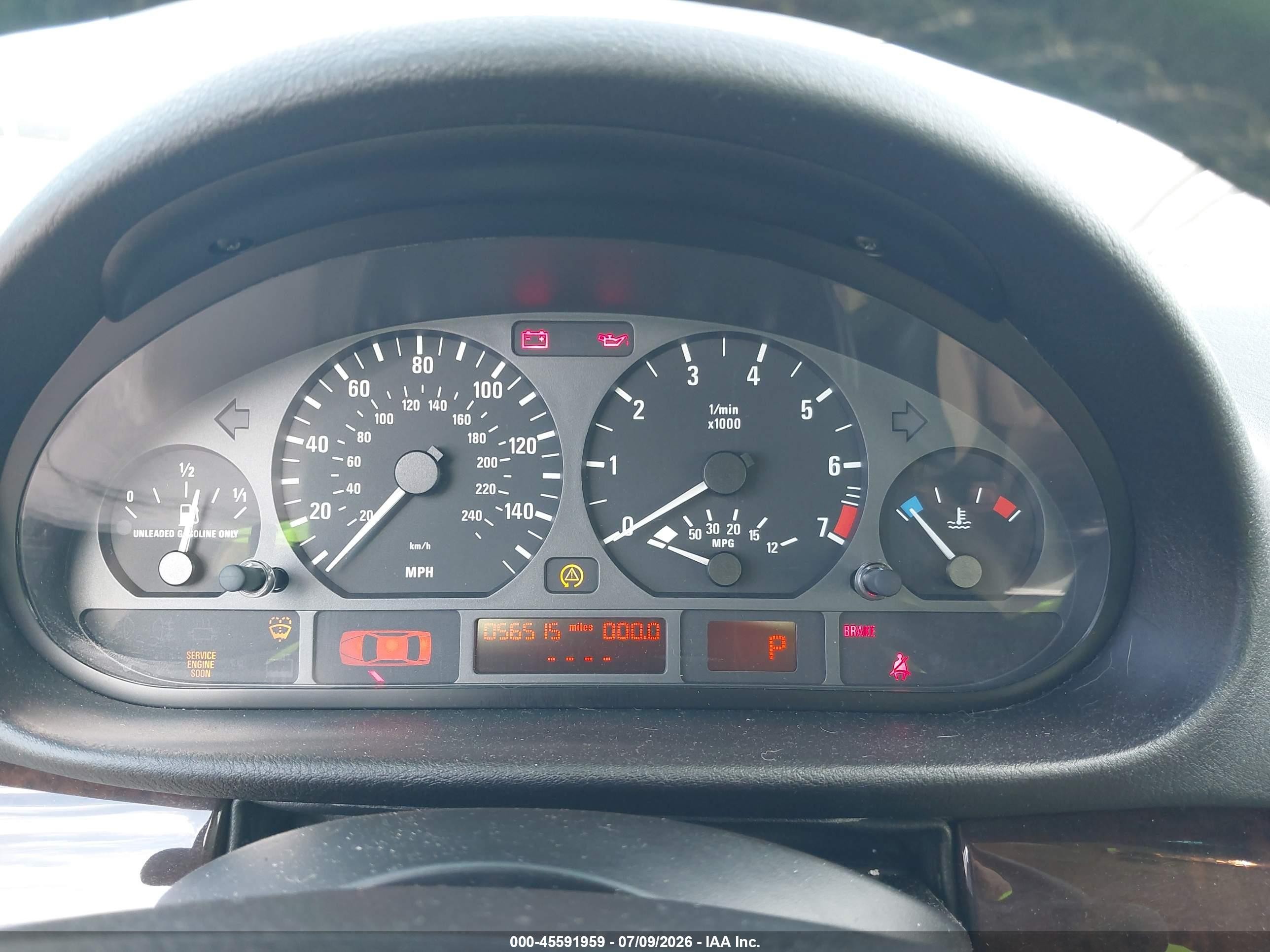 2002 Bmw 3 Series 325i Light Blue vin: WBAEV33492KL76563