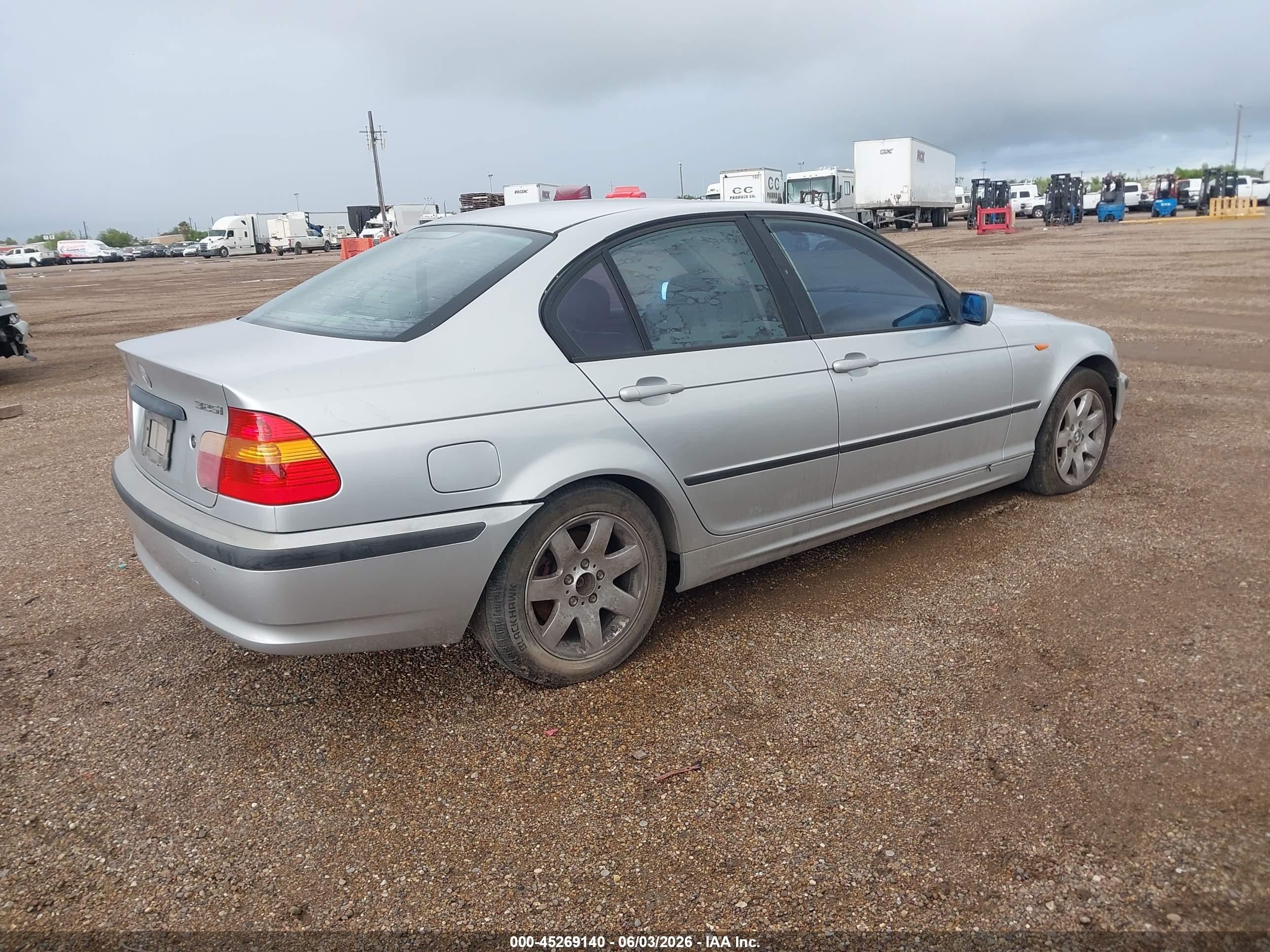 2002 Bmw 325i   Gray vin: WBAEV33492KL77910