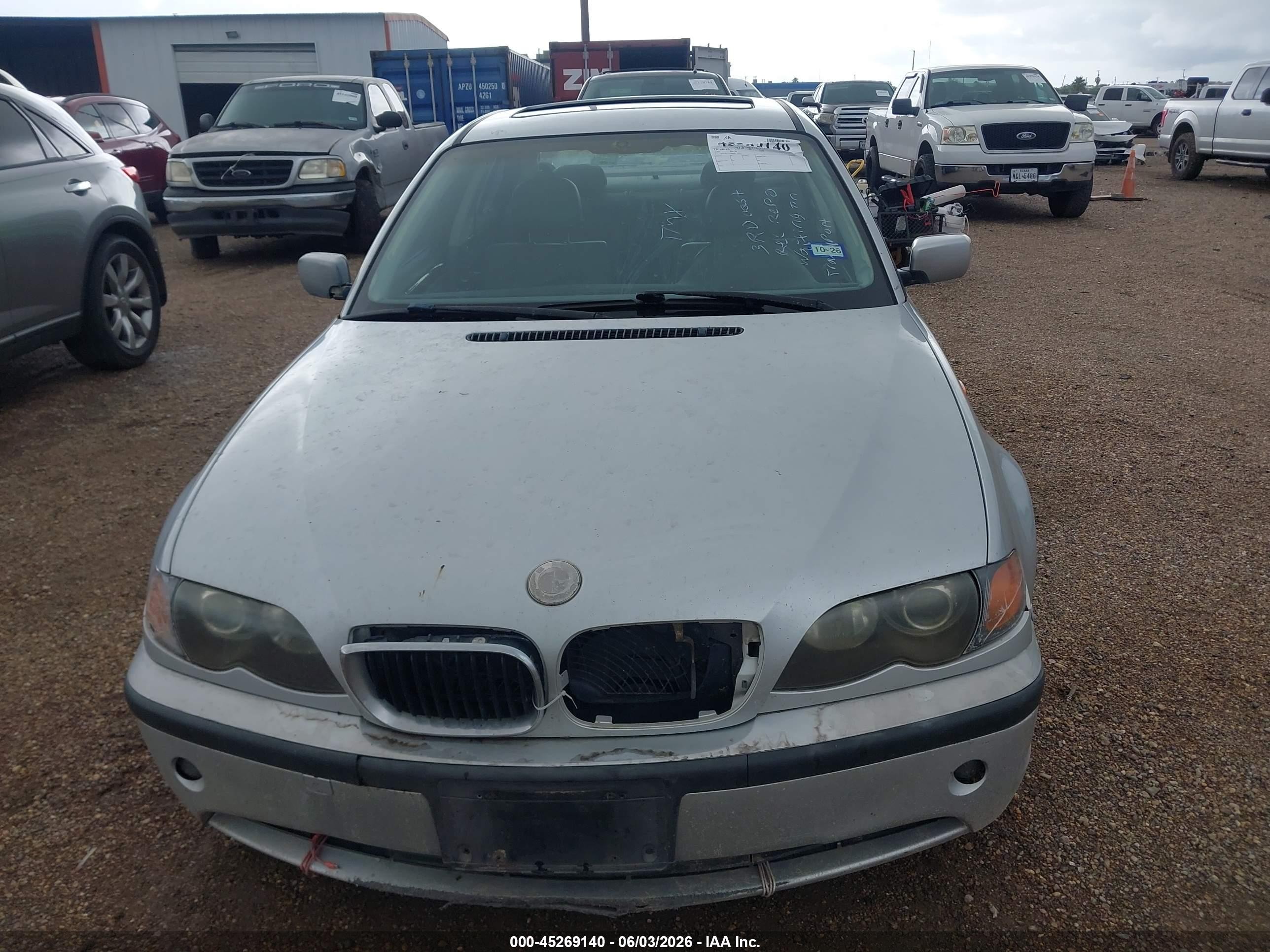2002 Bmw 325i   Gray vin: WBAEV33492KL77910