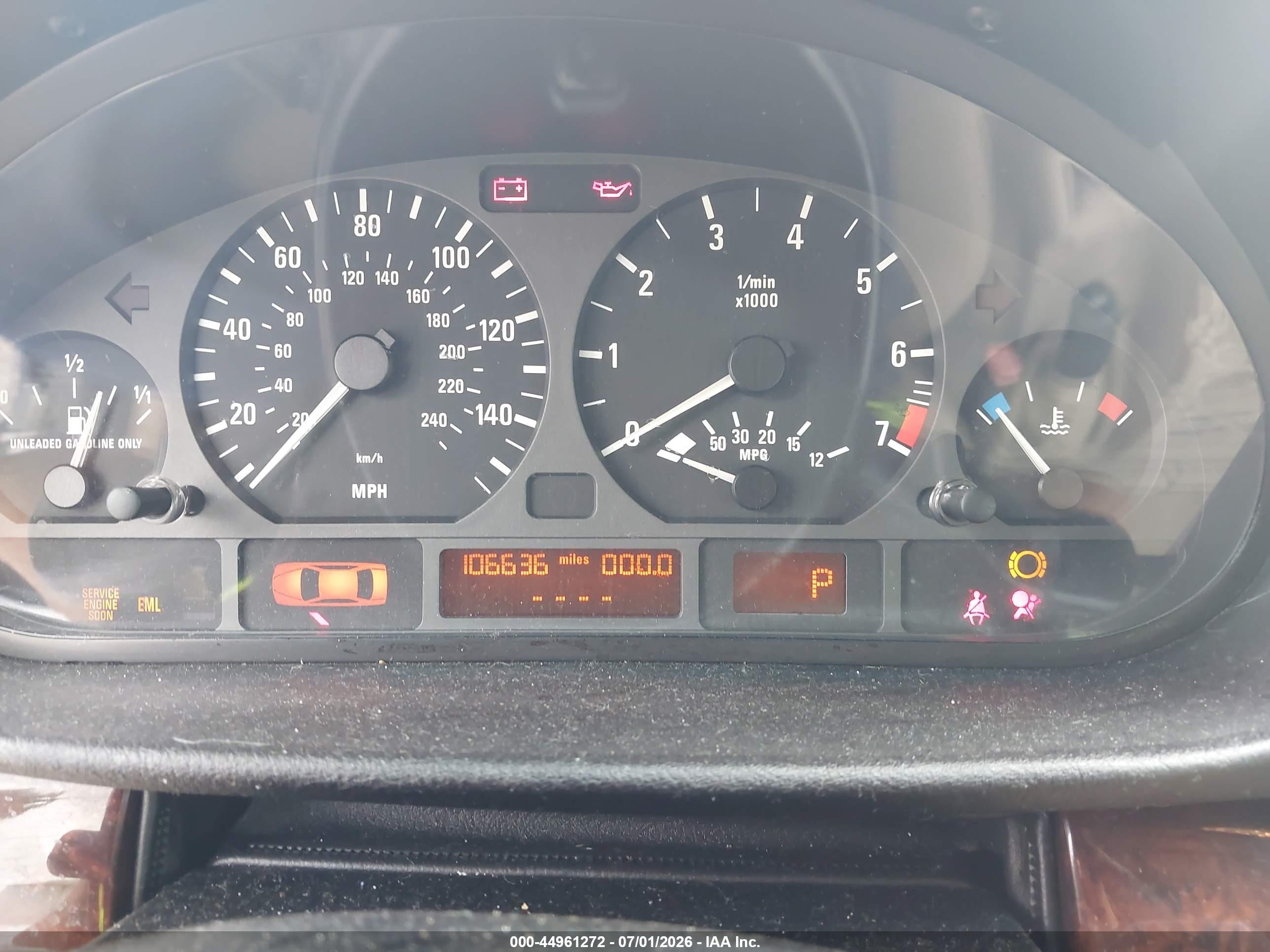 2005 Bmw 325i   Blue vin: WBAEV33495KW19938