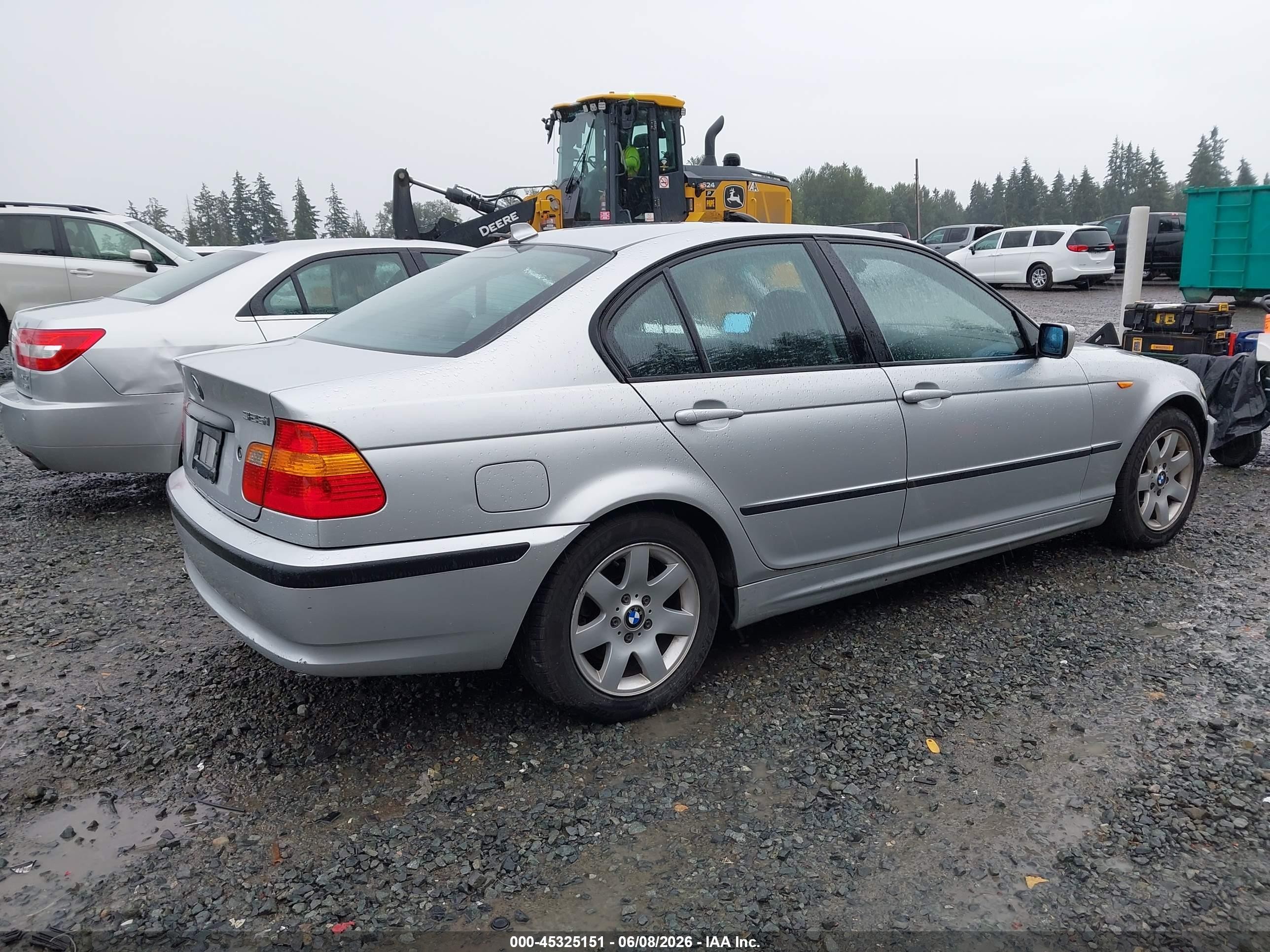 2005 Bmw 325i   Silver vin: WBAEV33495KX09624