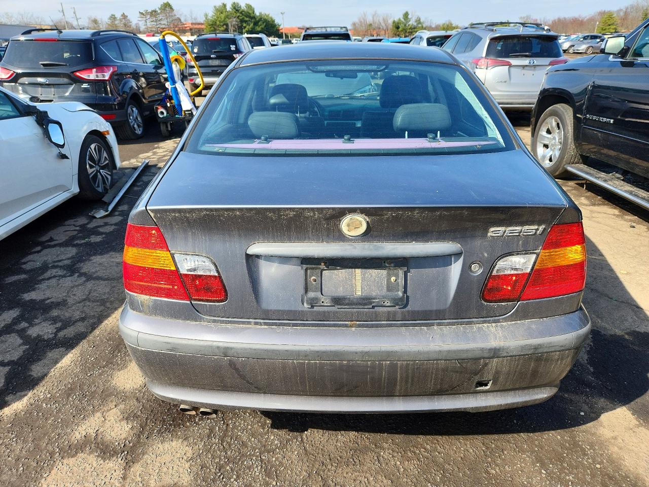 2002 Bmw 325 I Black vin: WBAEV334X2KL55592