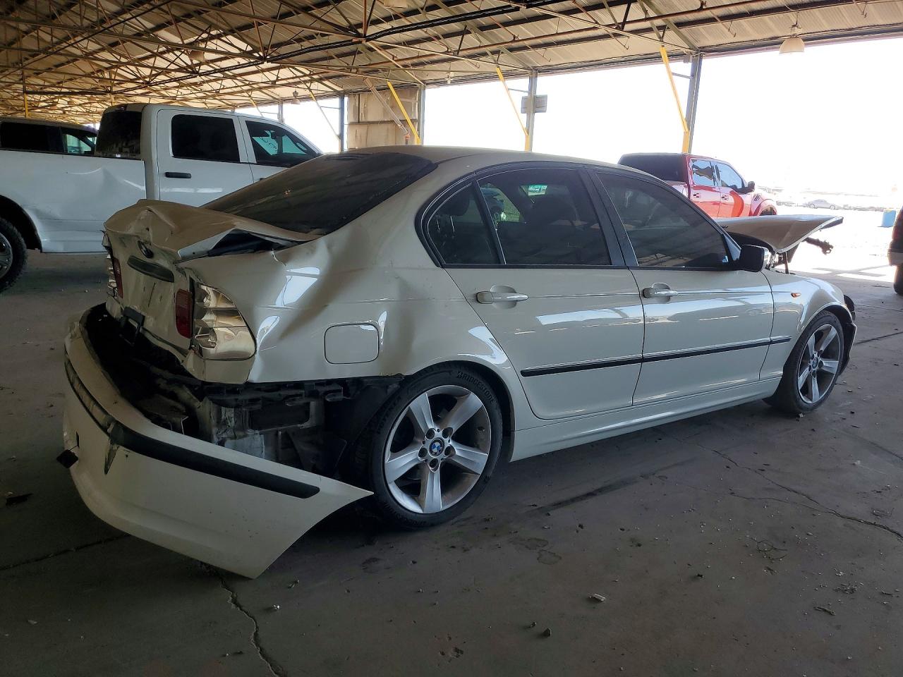 2004 Bmw 325 I White vin: WBAEV334X4KR30356