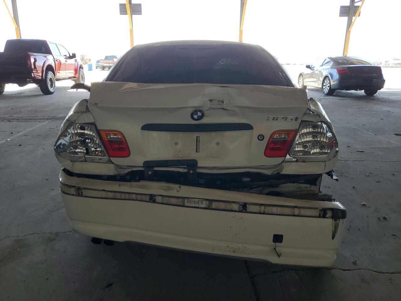 2004 Bmw 325 I White vin: WBAEV334X4KR30356