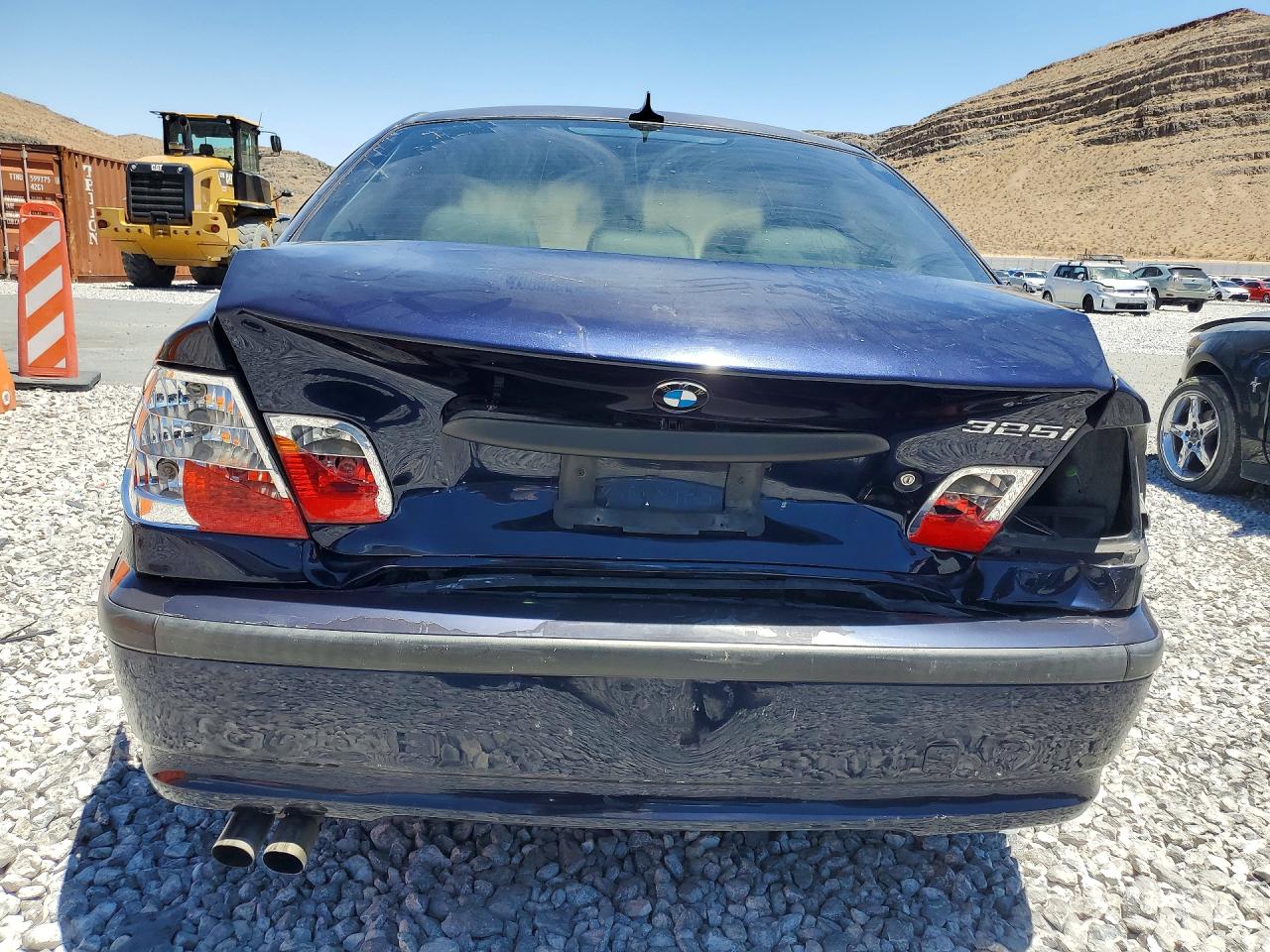 2005 Bmw 325 I Blue vin: WBAEV334X5KX10040