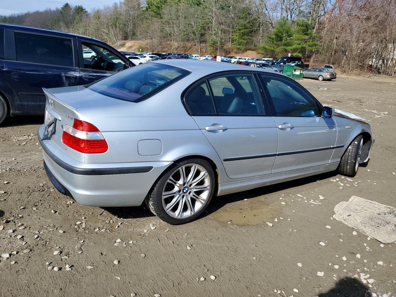 2004 Bmw 330 I Silver vin: WBAEV53404KM07858