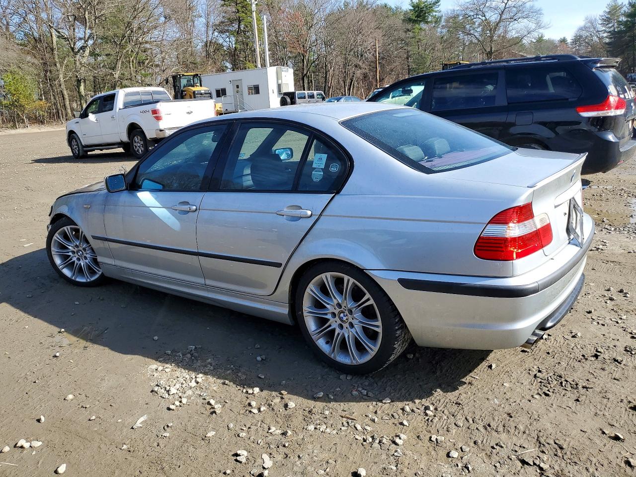 2004 Bmw 330 I Silver vin: WBAEV53404KM07858