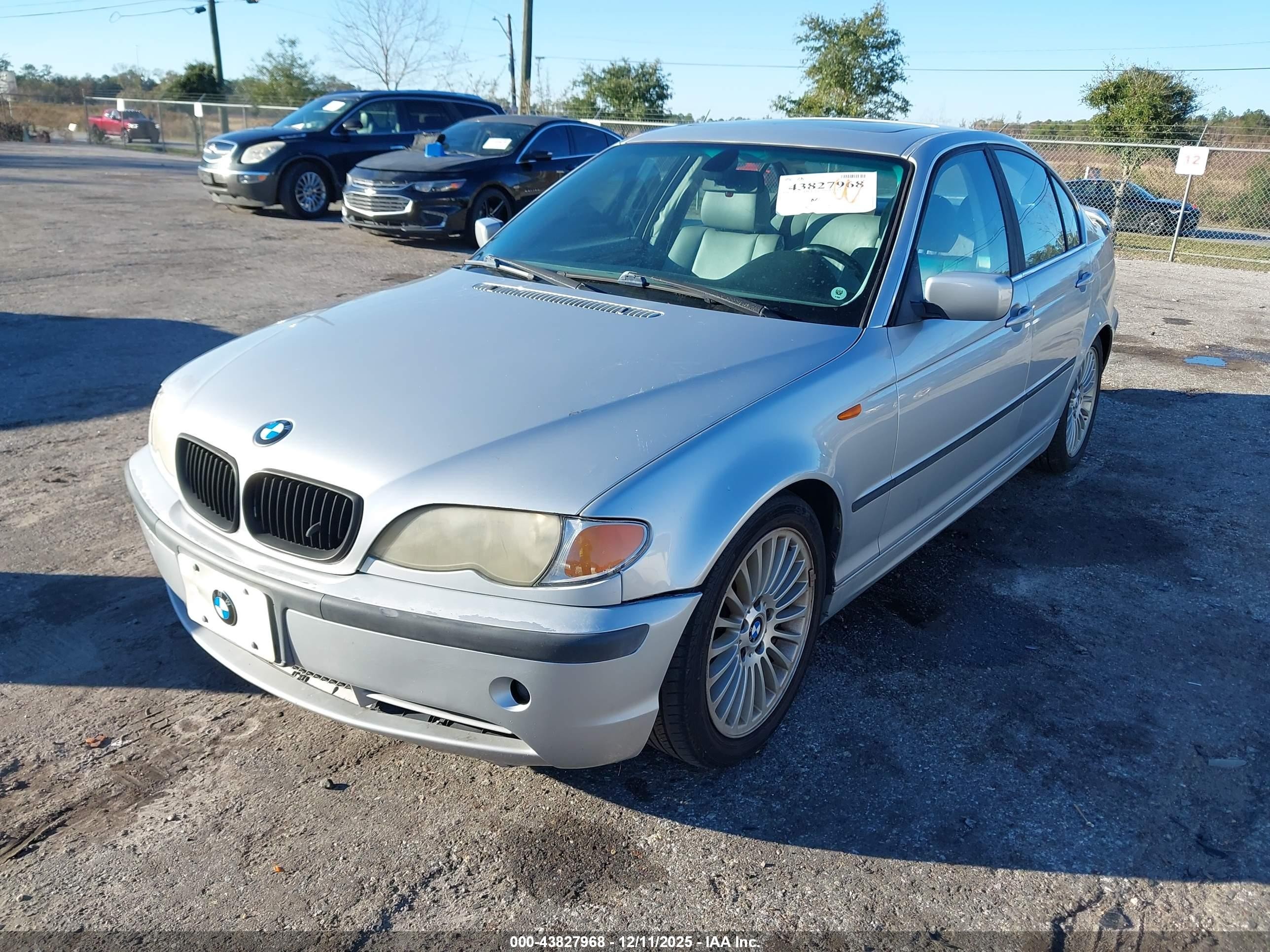 2002 Bmw 330i   Silver vin: WBAEV53422KM22696