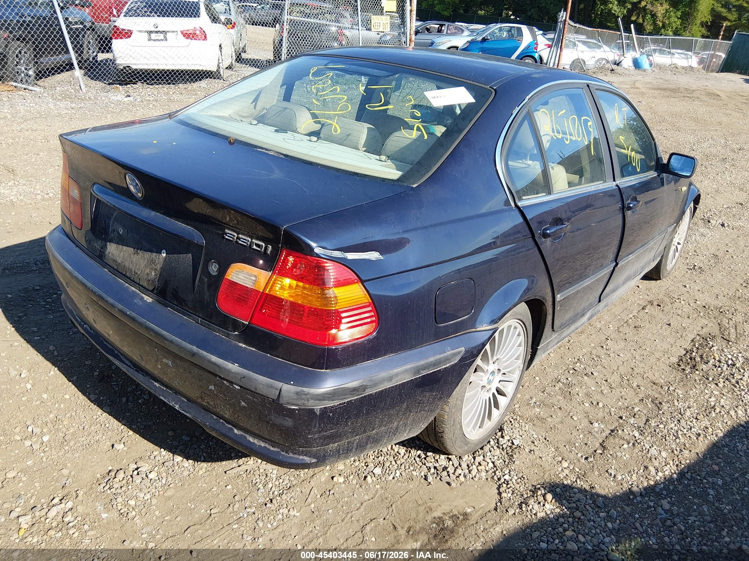 2003 Bmw 330i   Blue vin: WBAEV53423KM28208