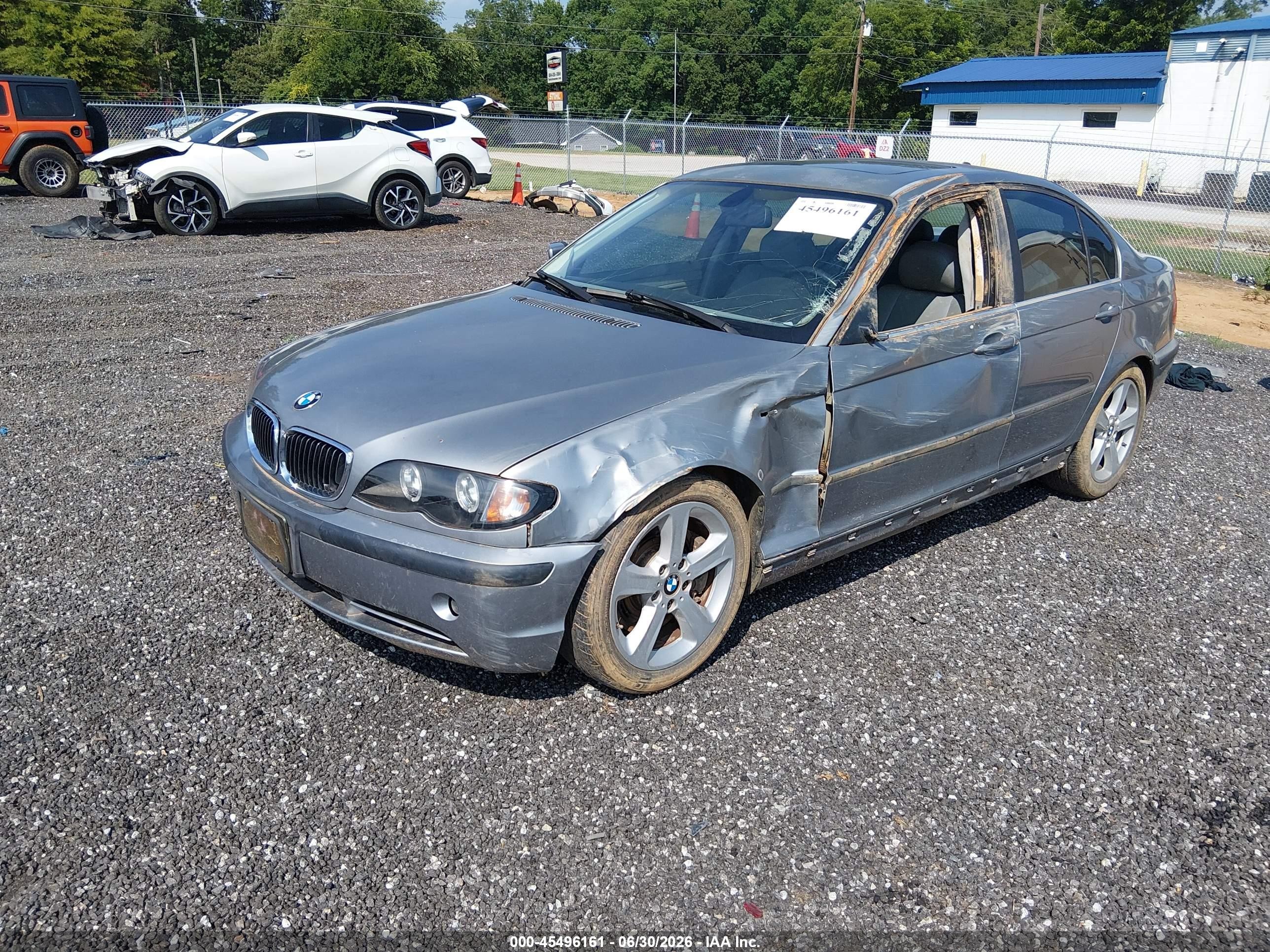 2004 Bmw 330i   Silver vin: WBAEV53424KM35306