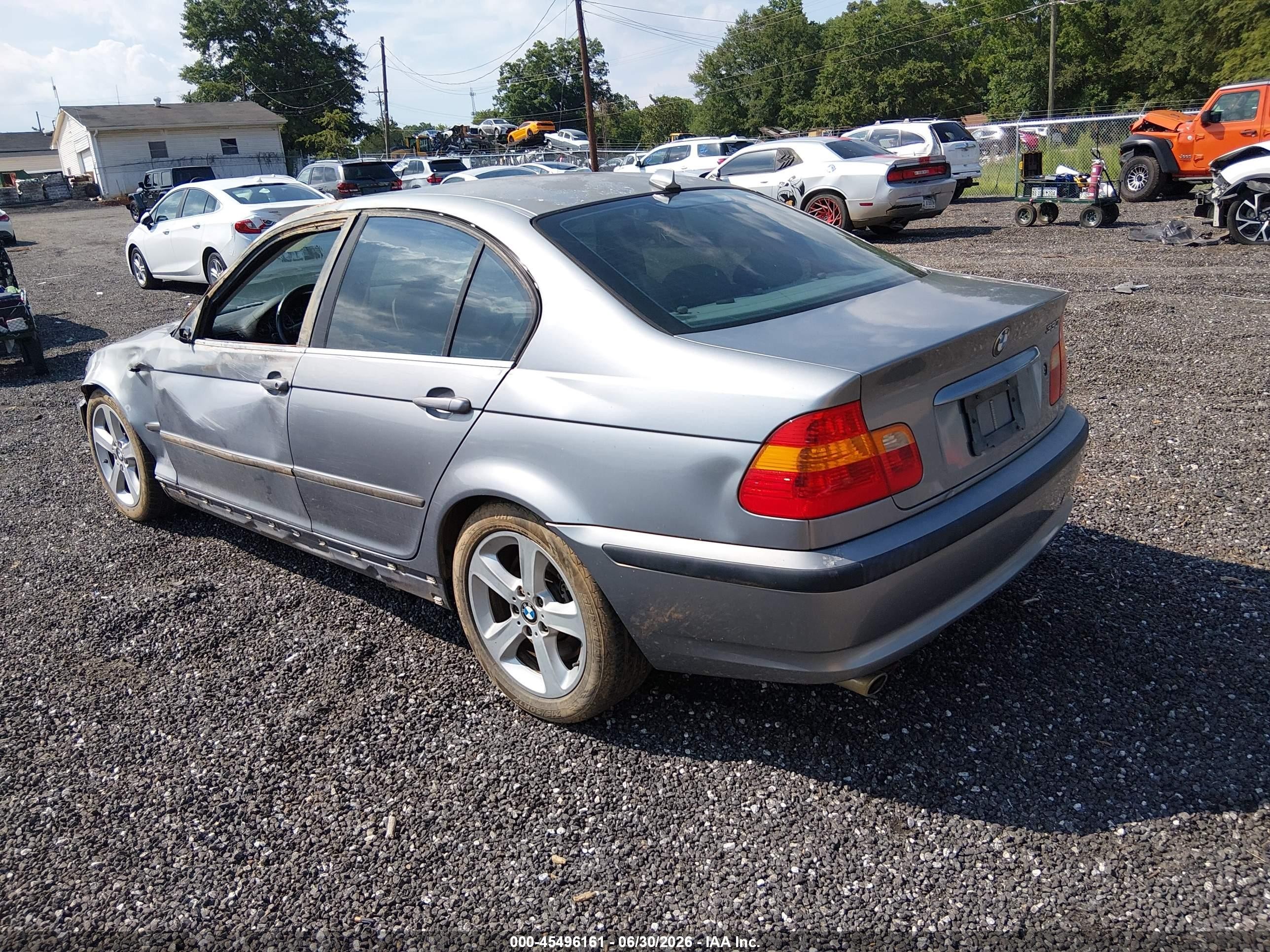 2004 Bmw 330i   Silver vin: WBAEV53424KM35306