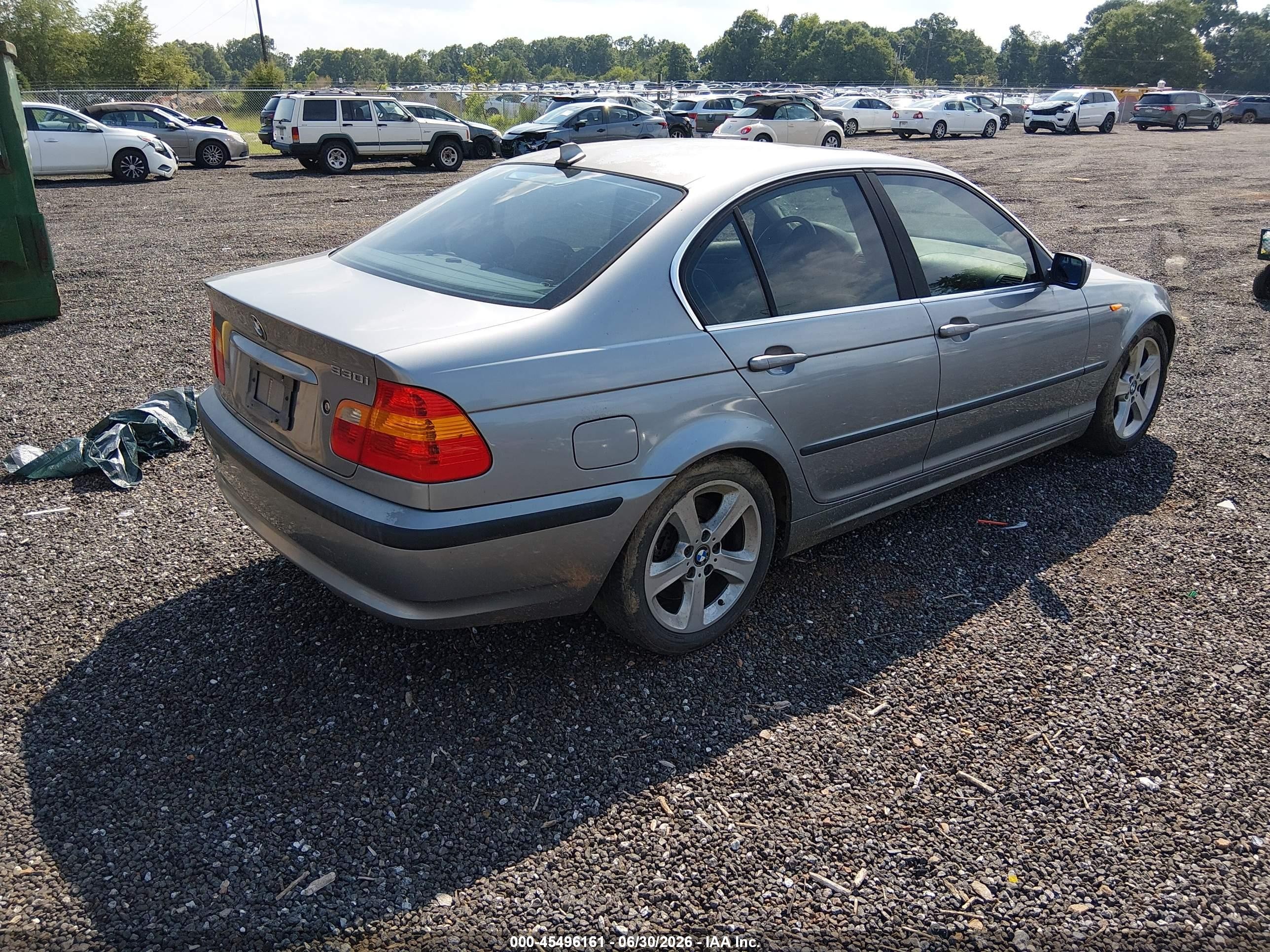 2004 Bmw 330i   Silver vin: WBAEV53424KM35306
