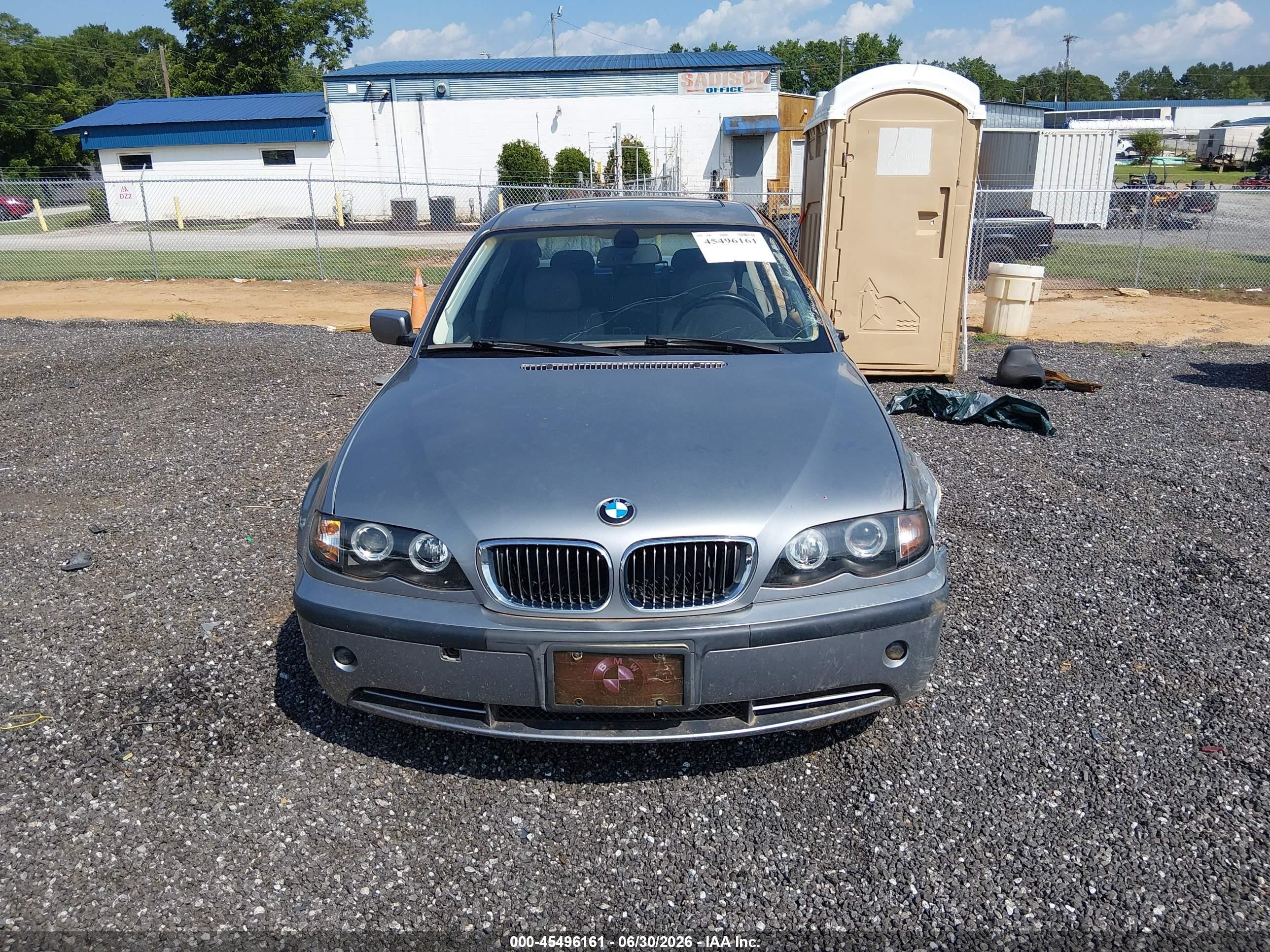 2004 Bmw 330i   Silver vin: WBAEV53424KM35306