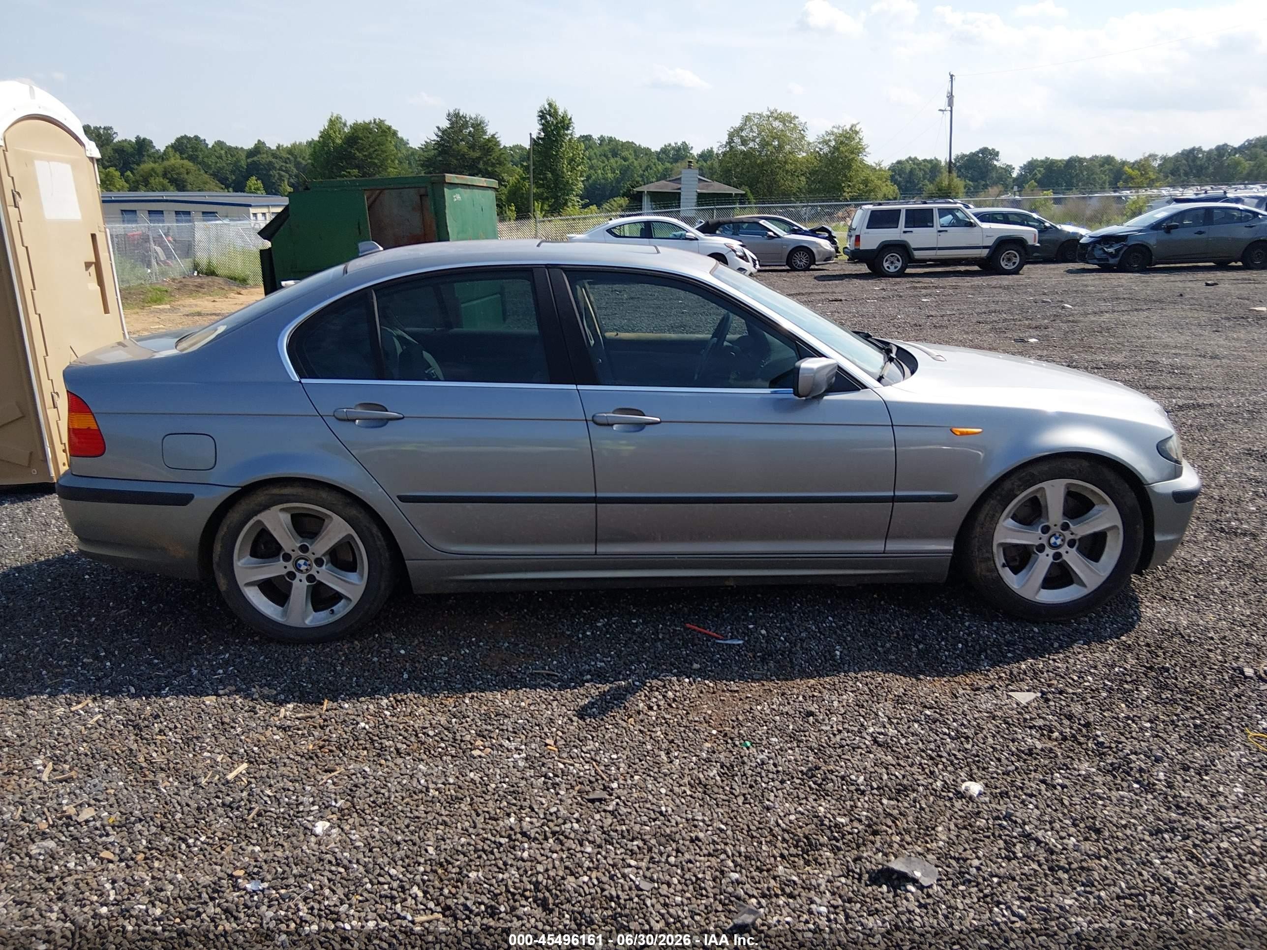 2004 Bmw 330i   Silver vin: WBAEV53424KM35306