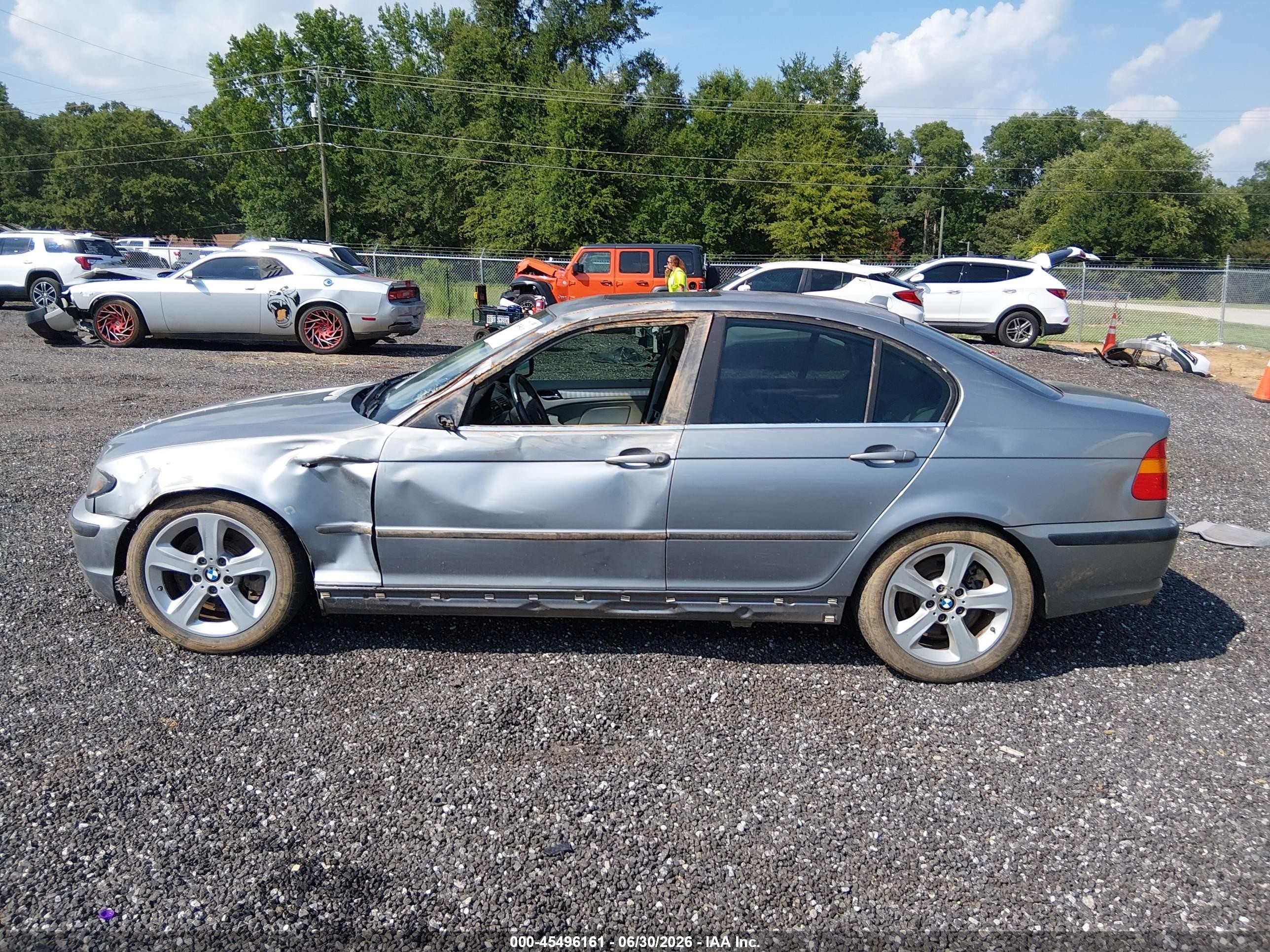 2004 Bmw 330i   Silver vin: WBAEV53424KM35306