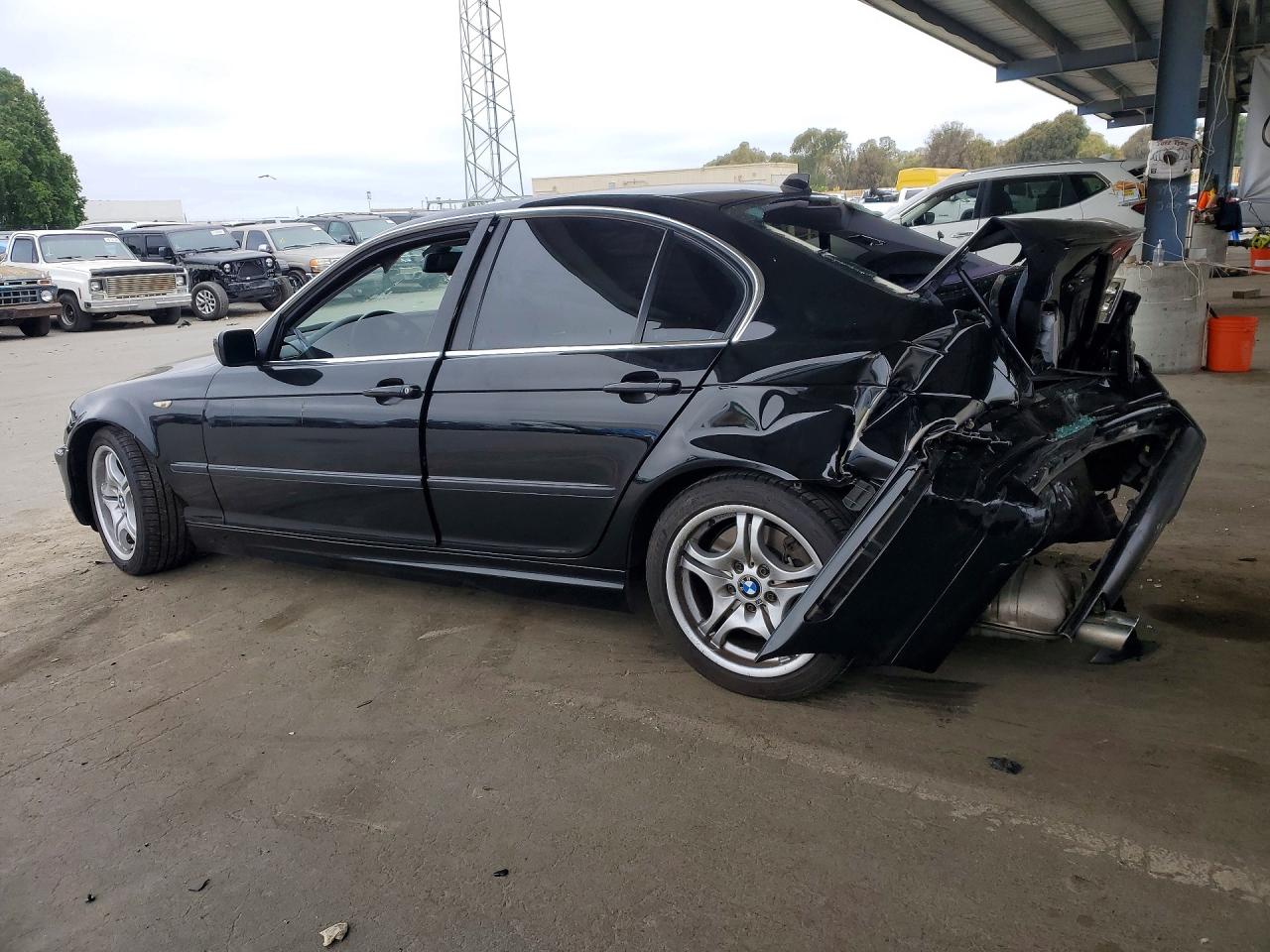 2005 Bmw 330 I Black vin: WBAEV53425KM39700