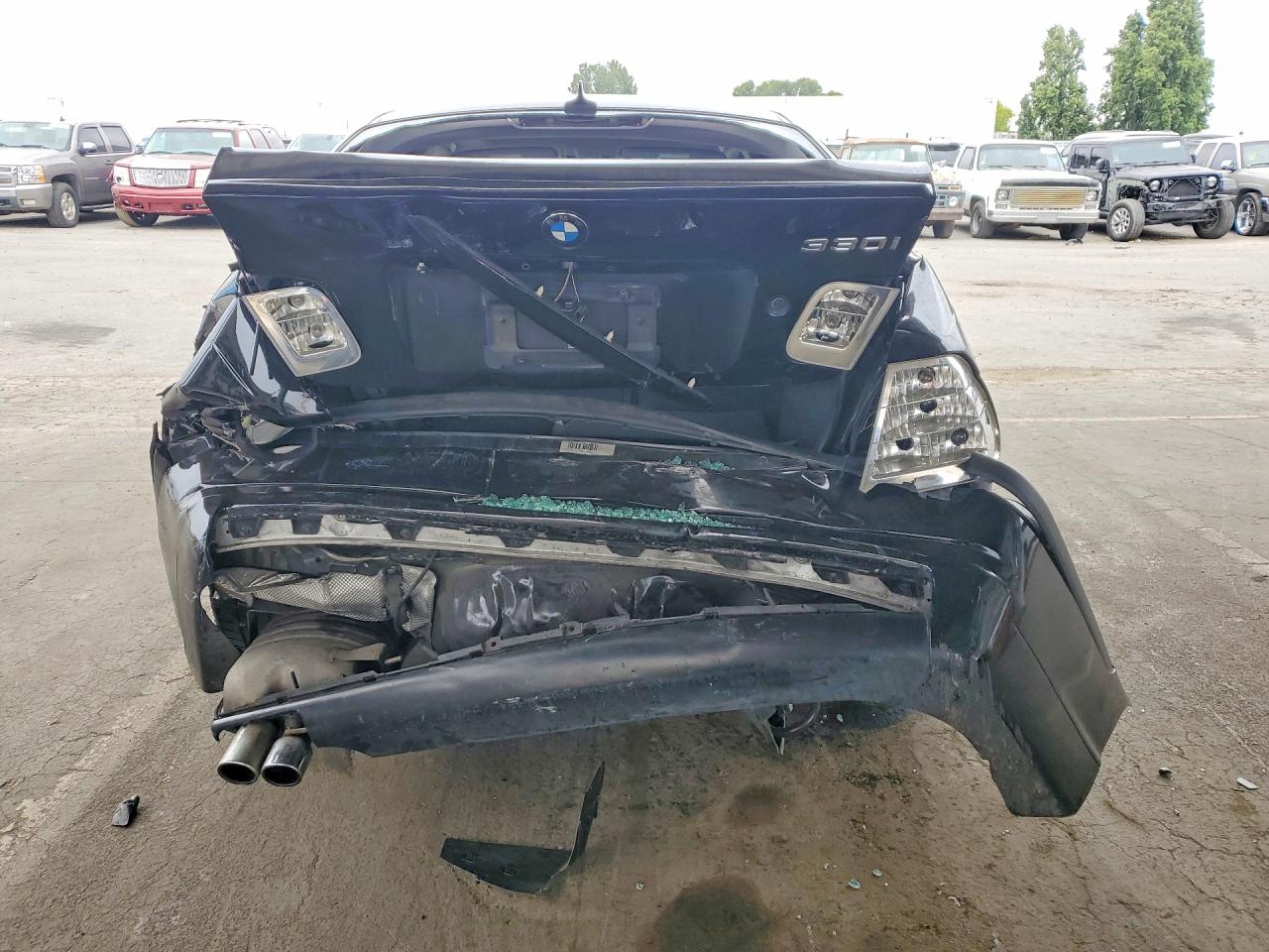 2005 Bmw 330 I Black vin: WBAEV53425KM39700