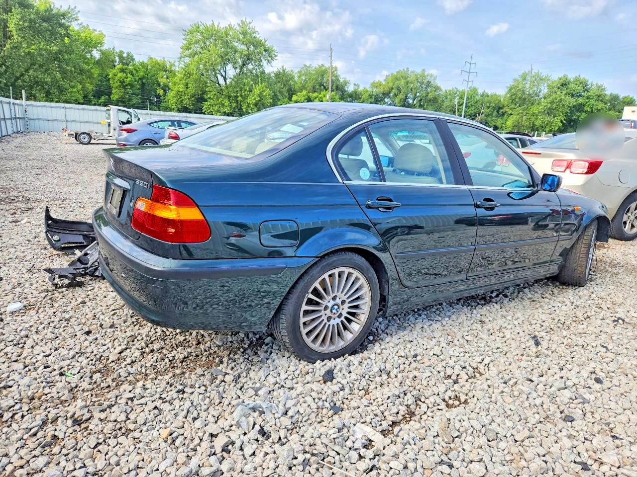 2003 Bmw 330 I Green vin: WBAEV53433KM28802