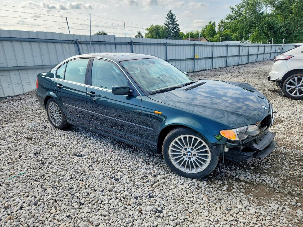2003 Bmw 330 I Green vin: WBAEV53433KM28802