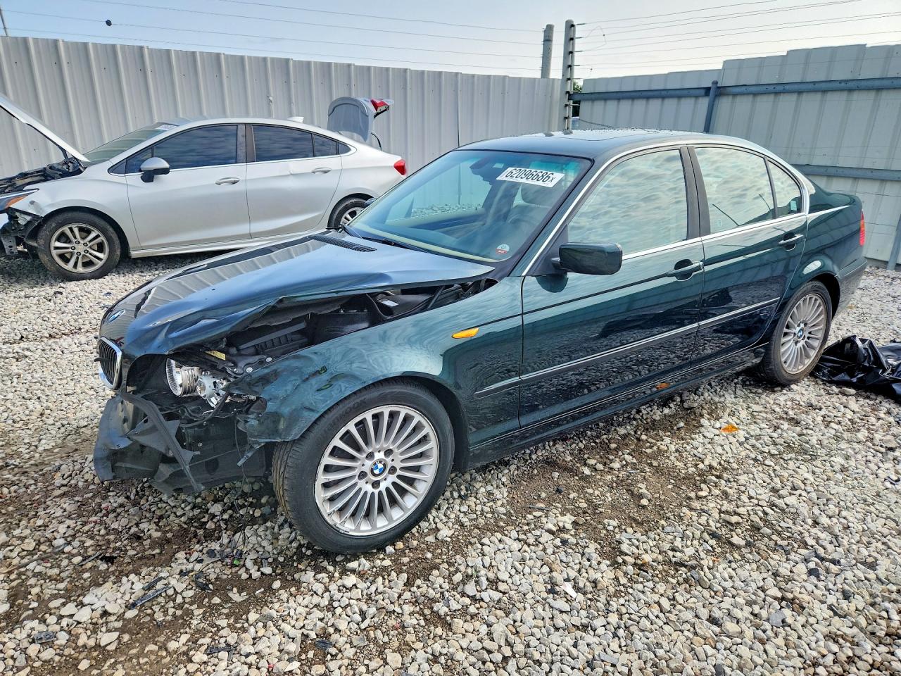 2003 Bmw 330 I Green vin: WBAEV53433KM28802
