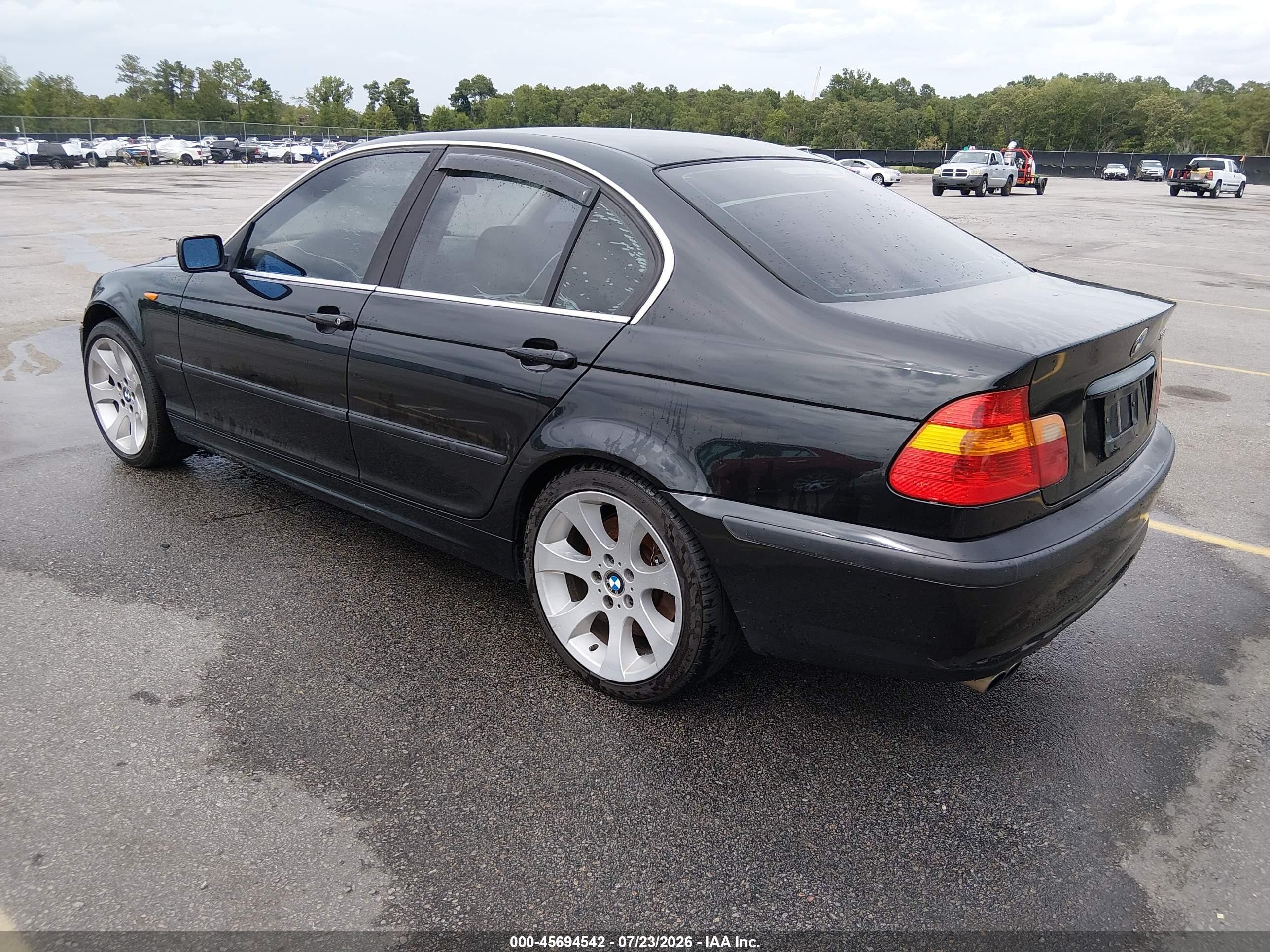 2003 Bmw 3 Series 330i Black vin: WBAEV53443KM26248