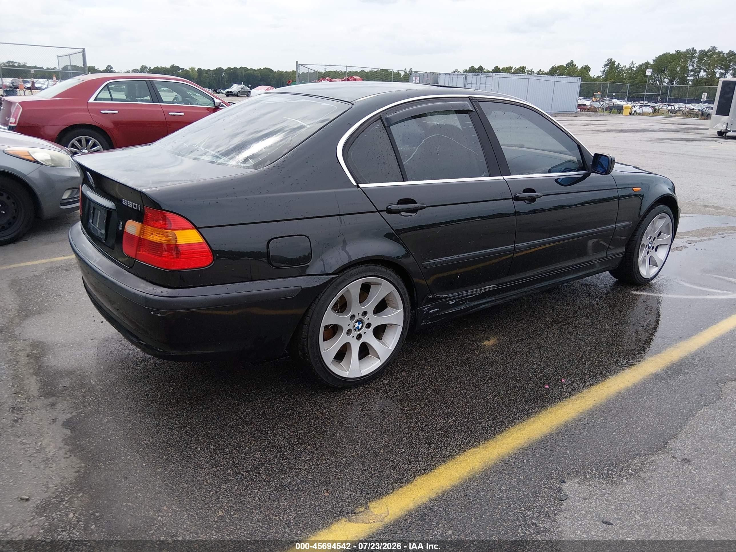 2003 Bmw 3 Series 330i Black vin: WBAEV53443KM26248