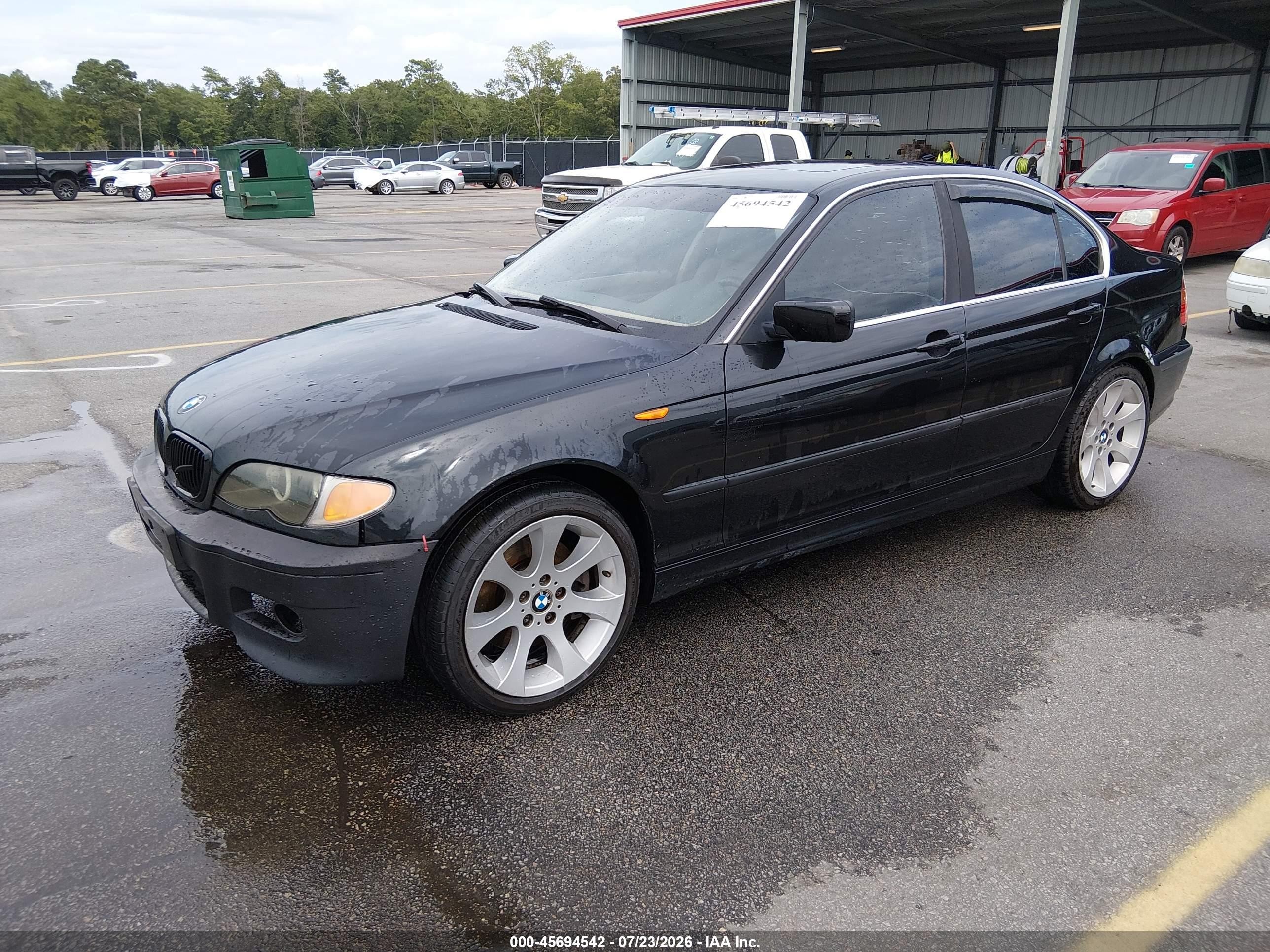 2003 Bmw 3 Series 330i Black vin: WBAEV53443KM26248