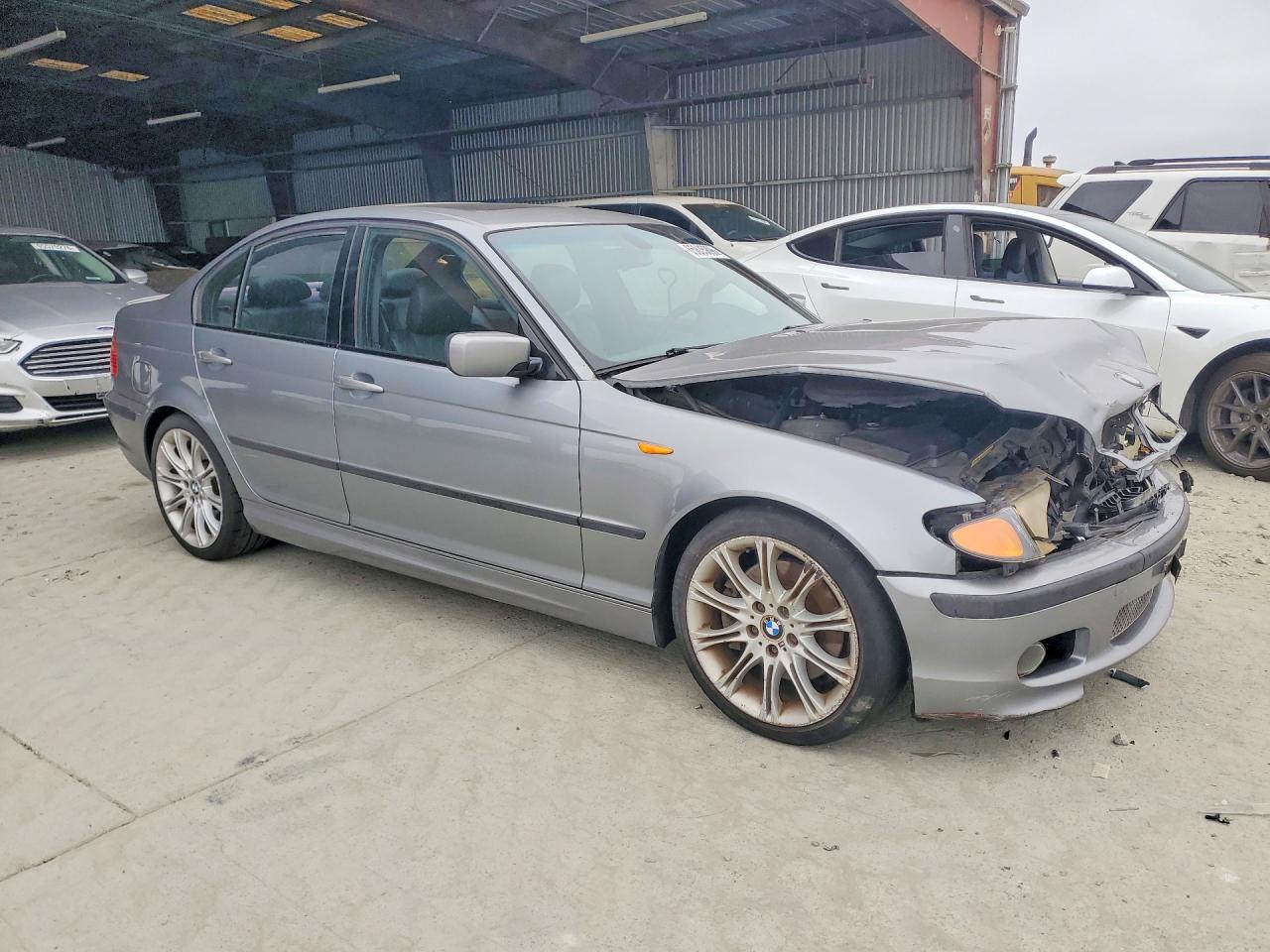 2005 Bmw 330 I Silver vin: WBAEV53445KM08481