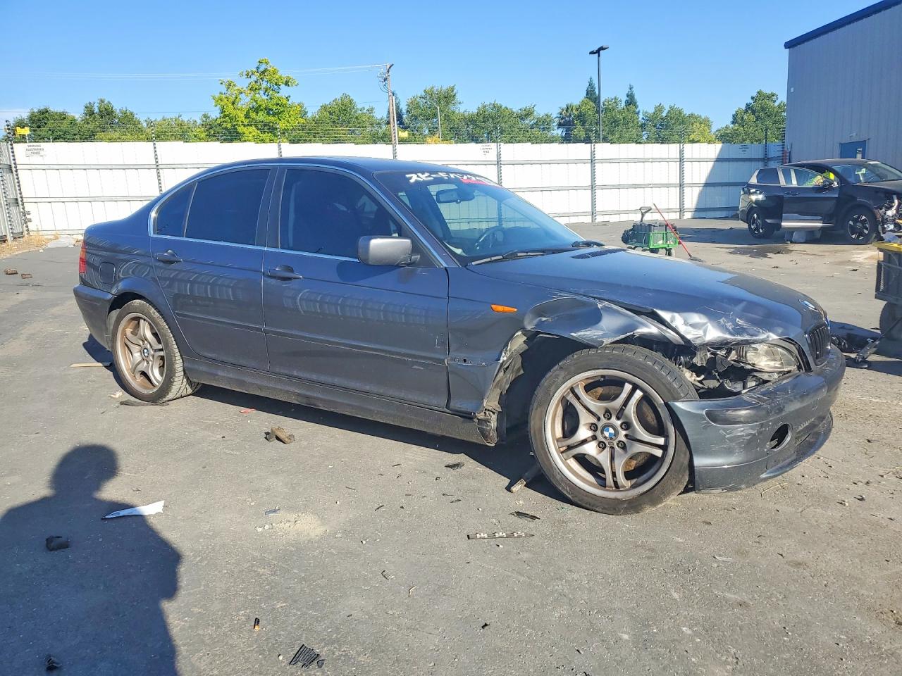 2002 Bmw 330 I Gray vin: WBAEV53452KM02068