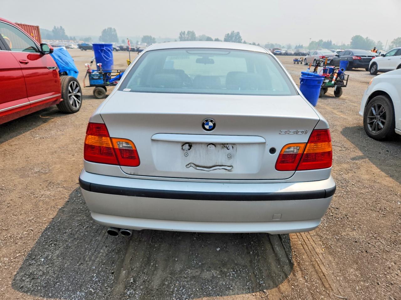 2003 Bmw 330 I Silver vin: WBAEV53453KM04551