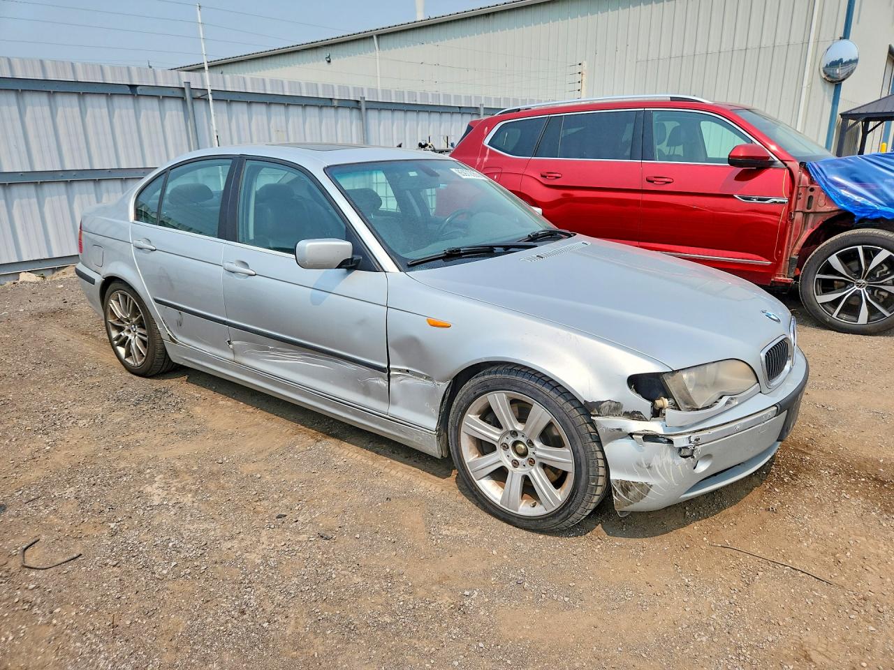 2003 Bmw 330 I Silver vin: WBAEV53453KM04551