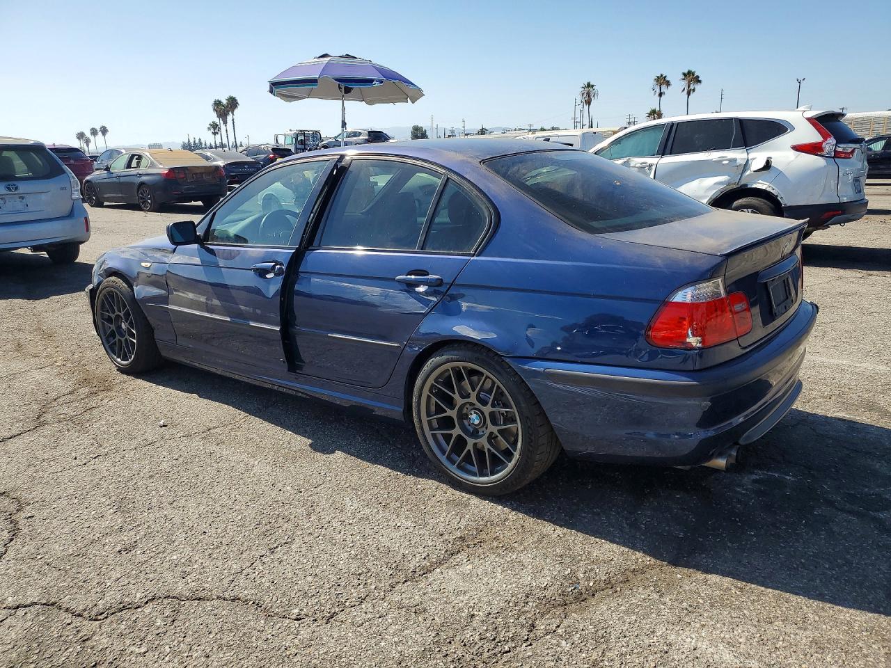 2004 Bmw 330 I Blue vin: WBAEV53454KM06317