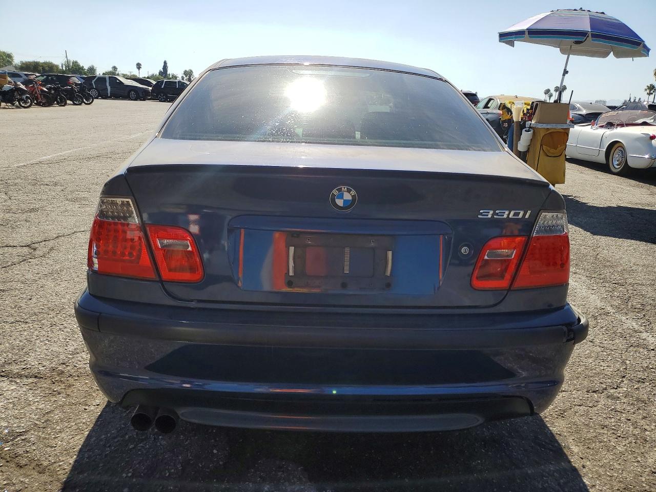 2004 Bmw 330 I Blue vin: WBAEV53454KM06317