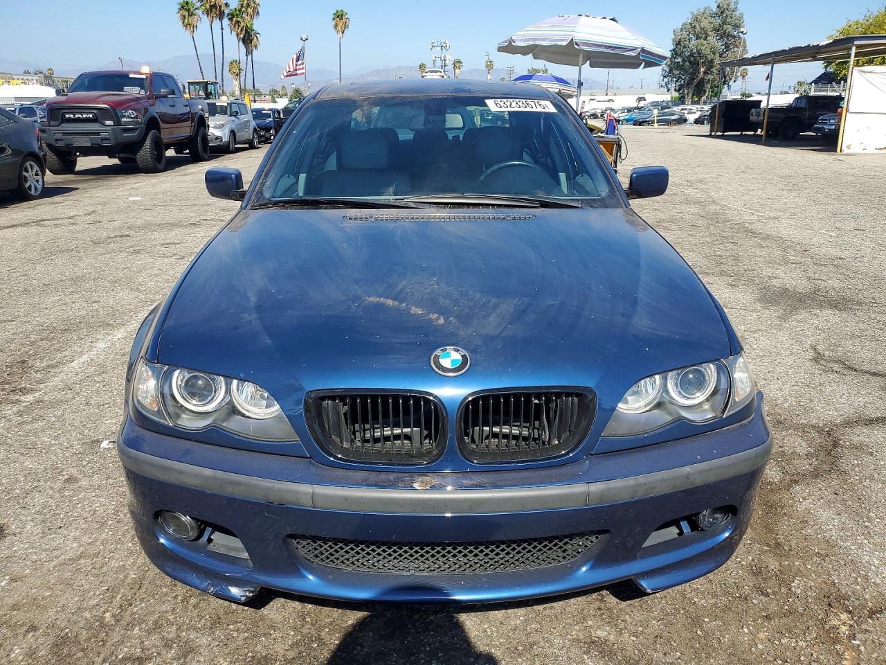 2004 Bmw 330 I Blue vin: WBAEV53454KM06317