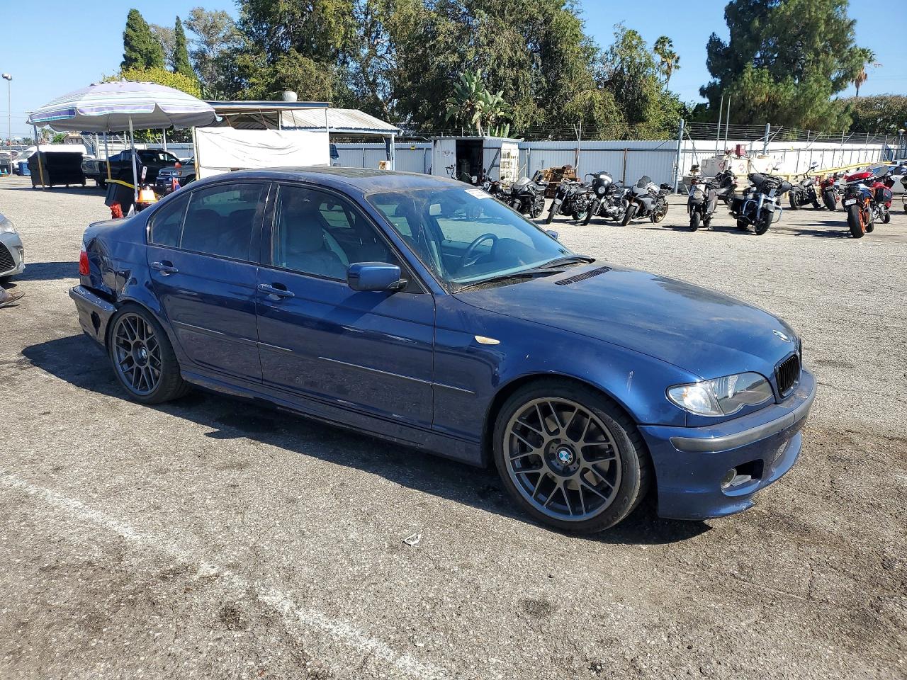 2004 Bmw 330 I Blue vin: WBAEV53454KM06317