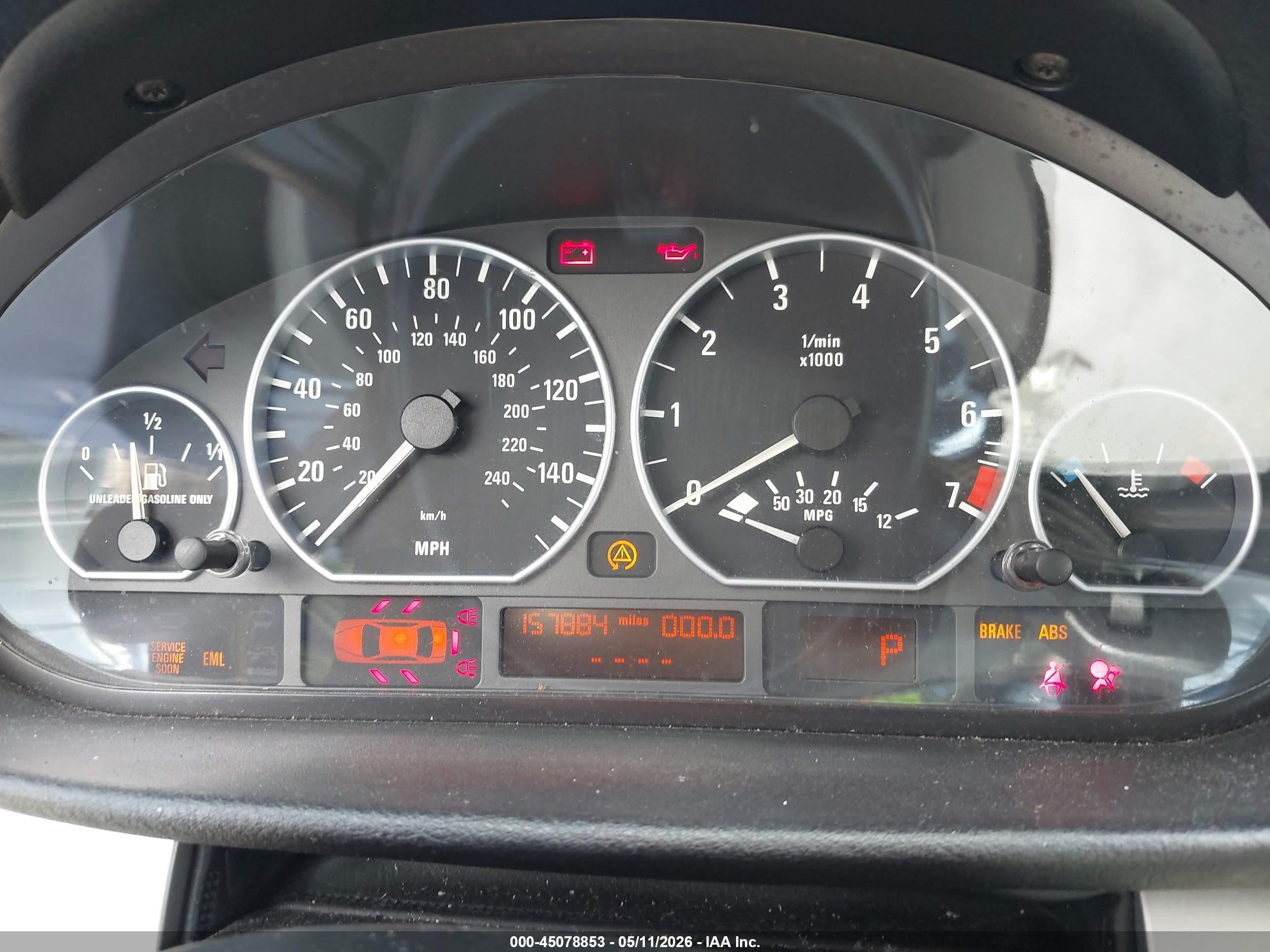 2004 Bmw 330i   Silver vin: WBAEV53464KM37236