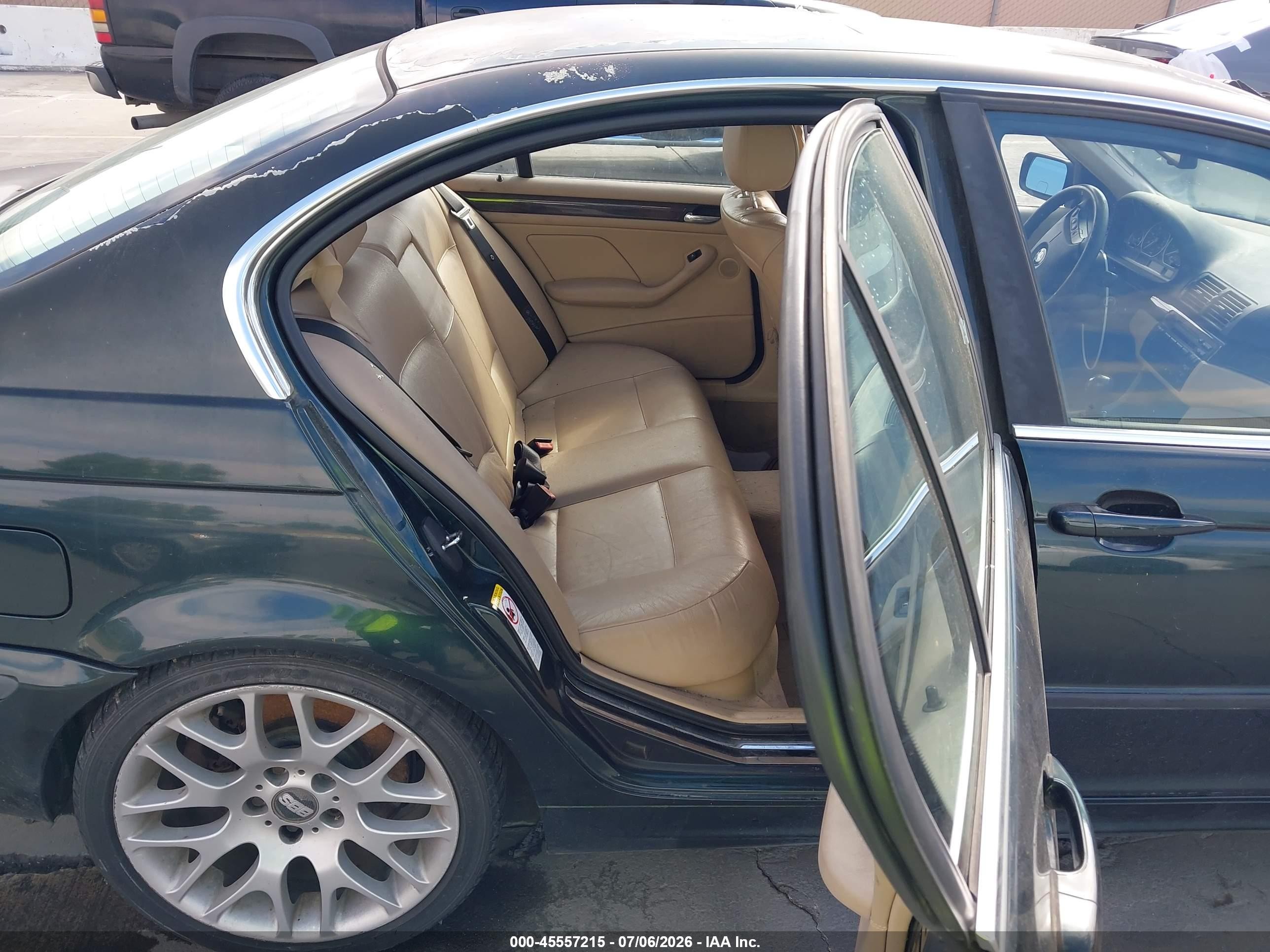 2002 Bmw 3 Series 330i Green vin: WBAEV53472KM15209