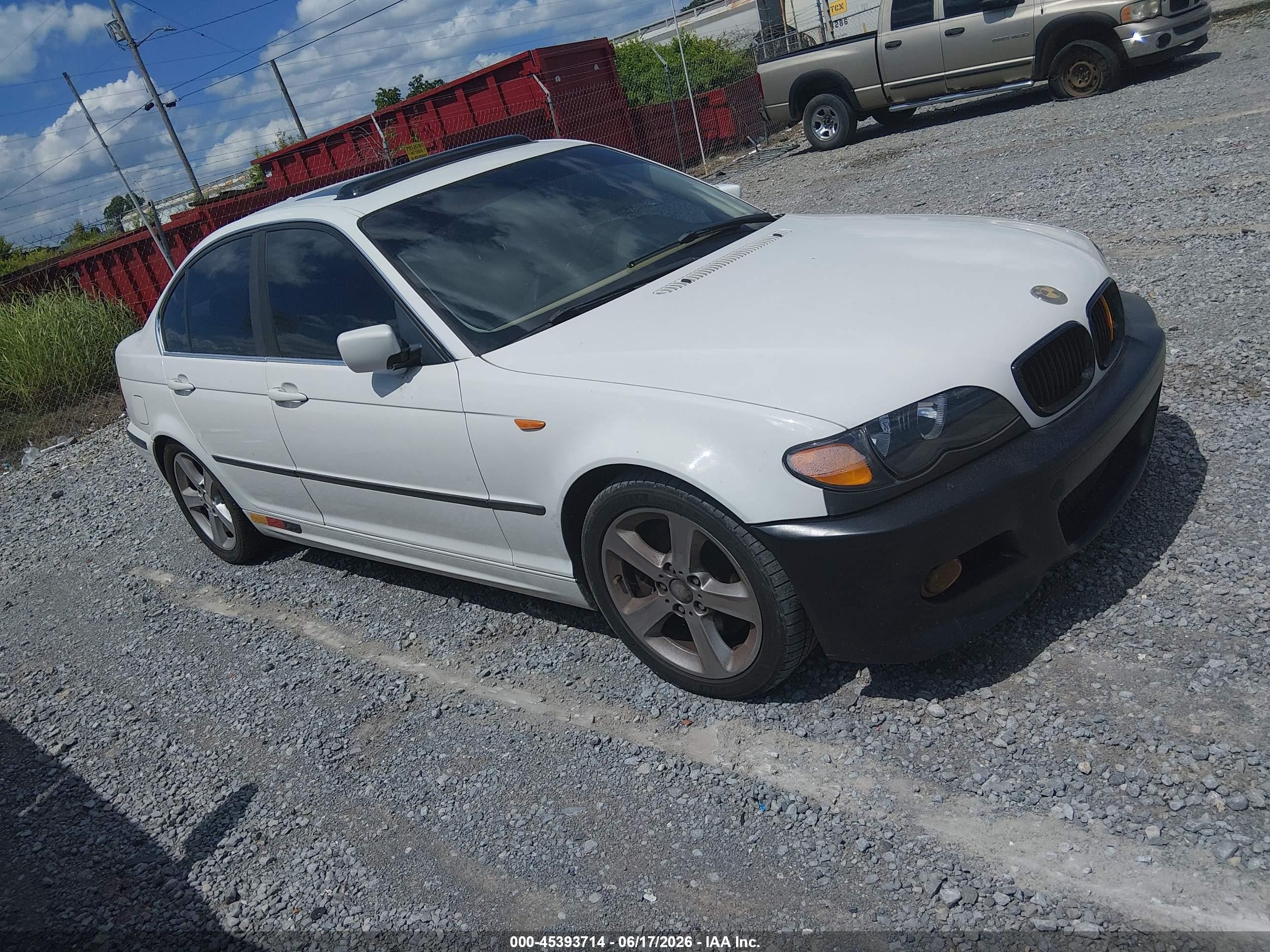 2004 Bmw 330i   Белый vin: WBAEV53474KM38251