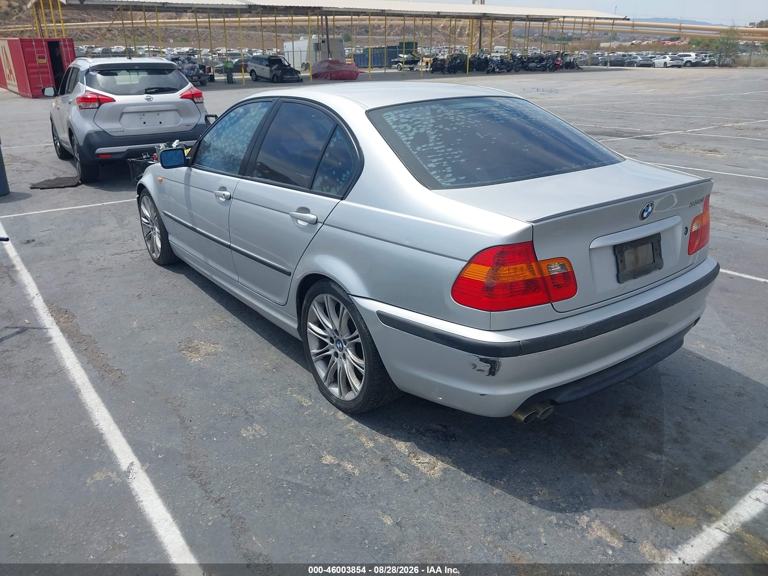 2004 Bmw 330i   Silver vin: WBAEV53484KM38209